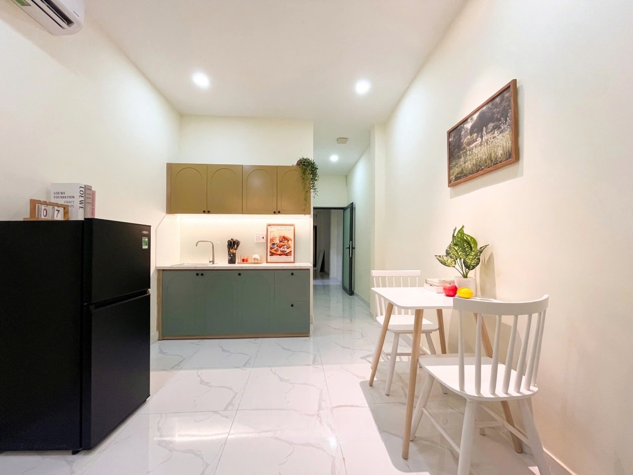 Phòng trọ Studio 35m2 tại Lighthouse Lý Thường Kiệt - Tân Bình - Phòng bếp