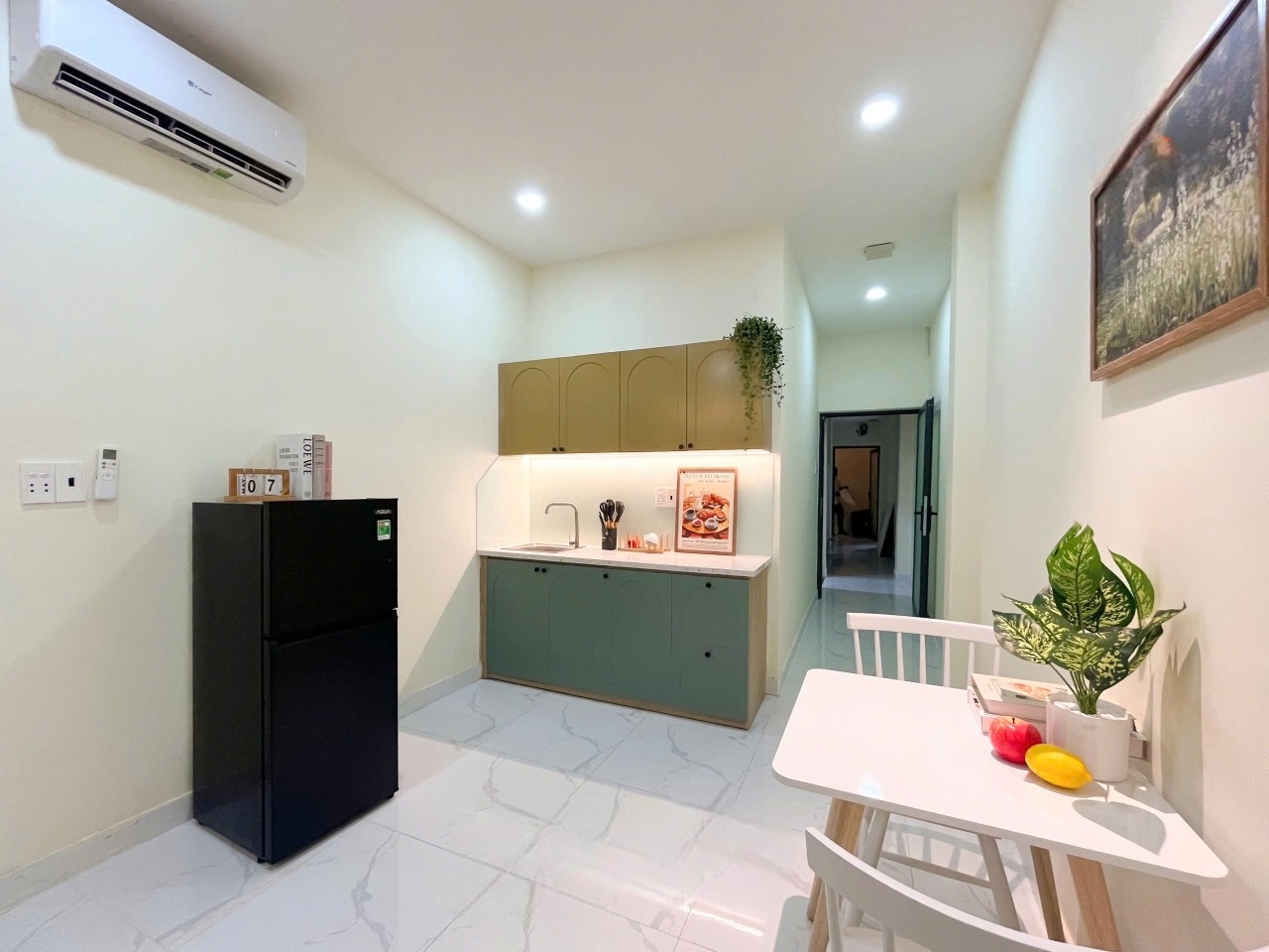 Phòng trọ Studio 35m2 tại Lighthouse Lý Thường Kiệt - Tân Bình - Phòng bếp