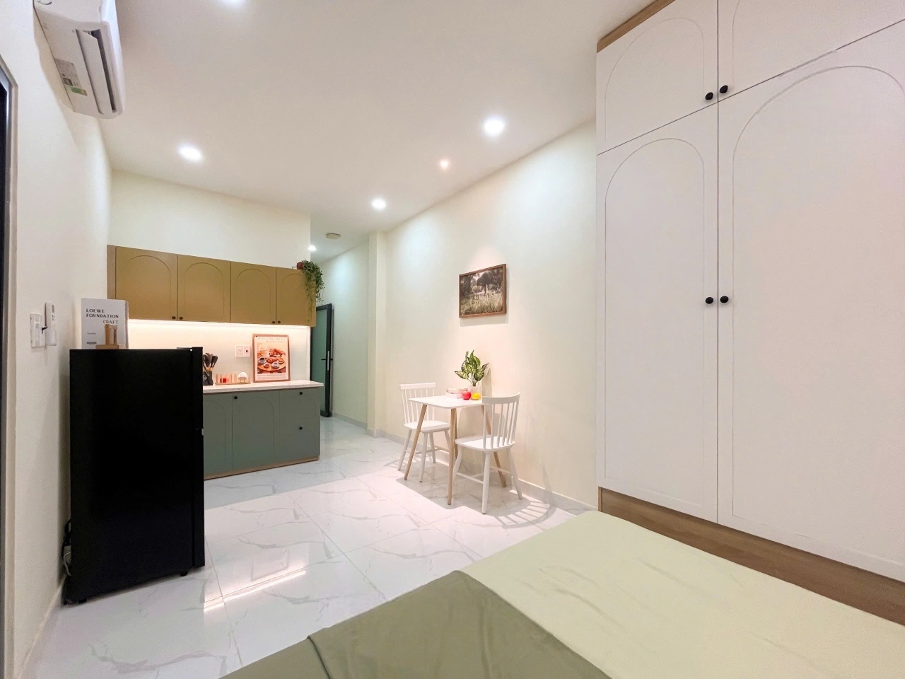 Phòng trọ Studio 35m2 tại Lighthouse Lý Thường Kiệt - Tân Bình - Phòng bếp