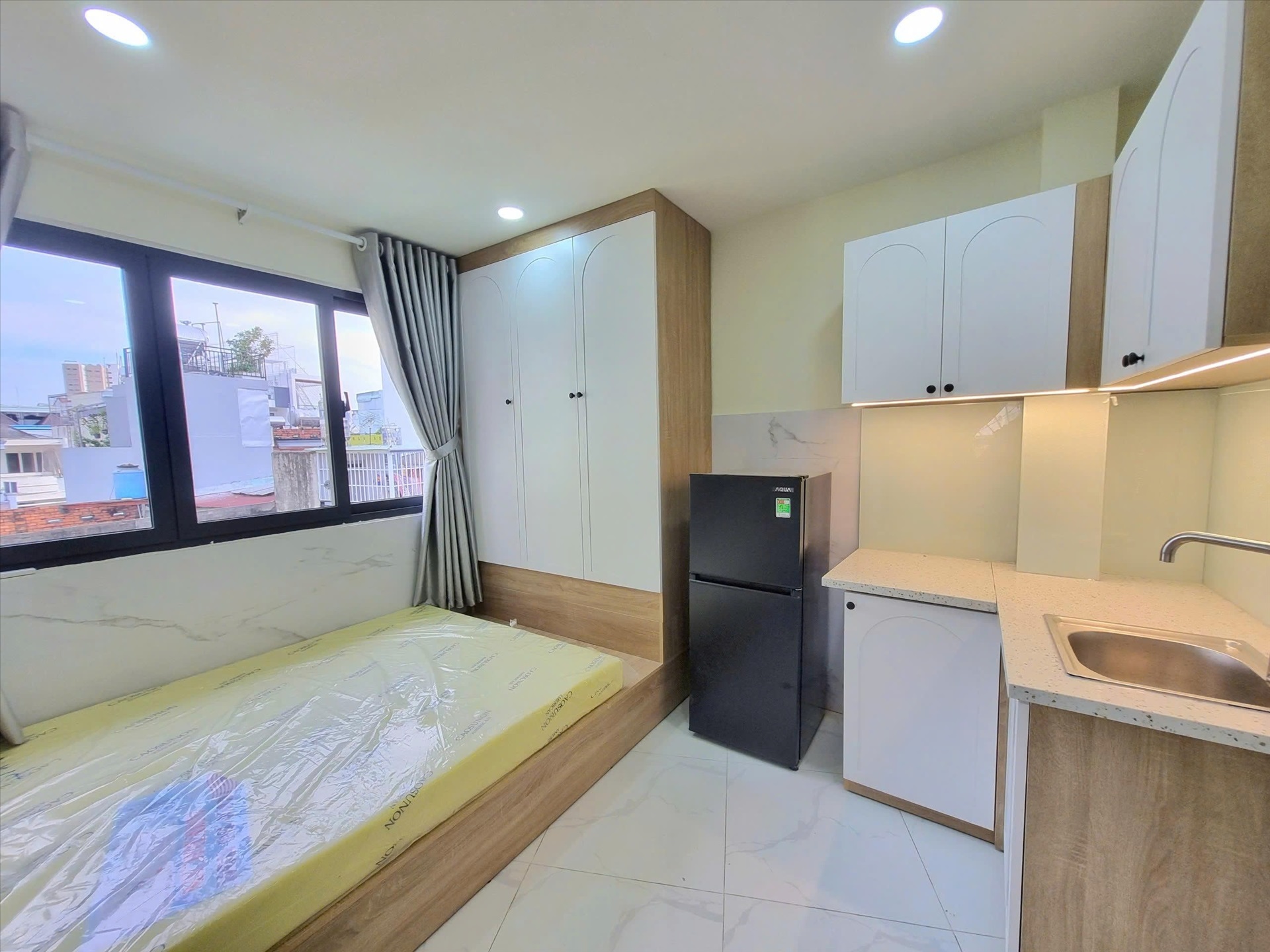 Phòng trọ Studio 30m2 tại Lighthouse Lý Thường Kiệt - Tân Bình - Phòng ngủ