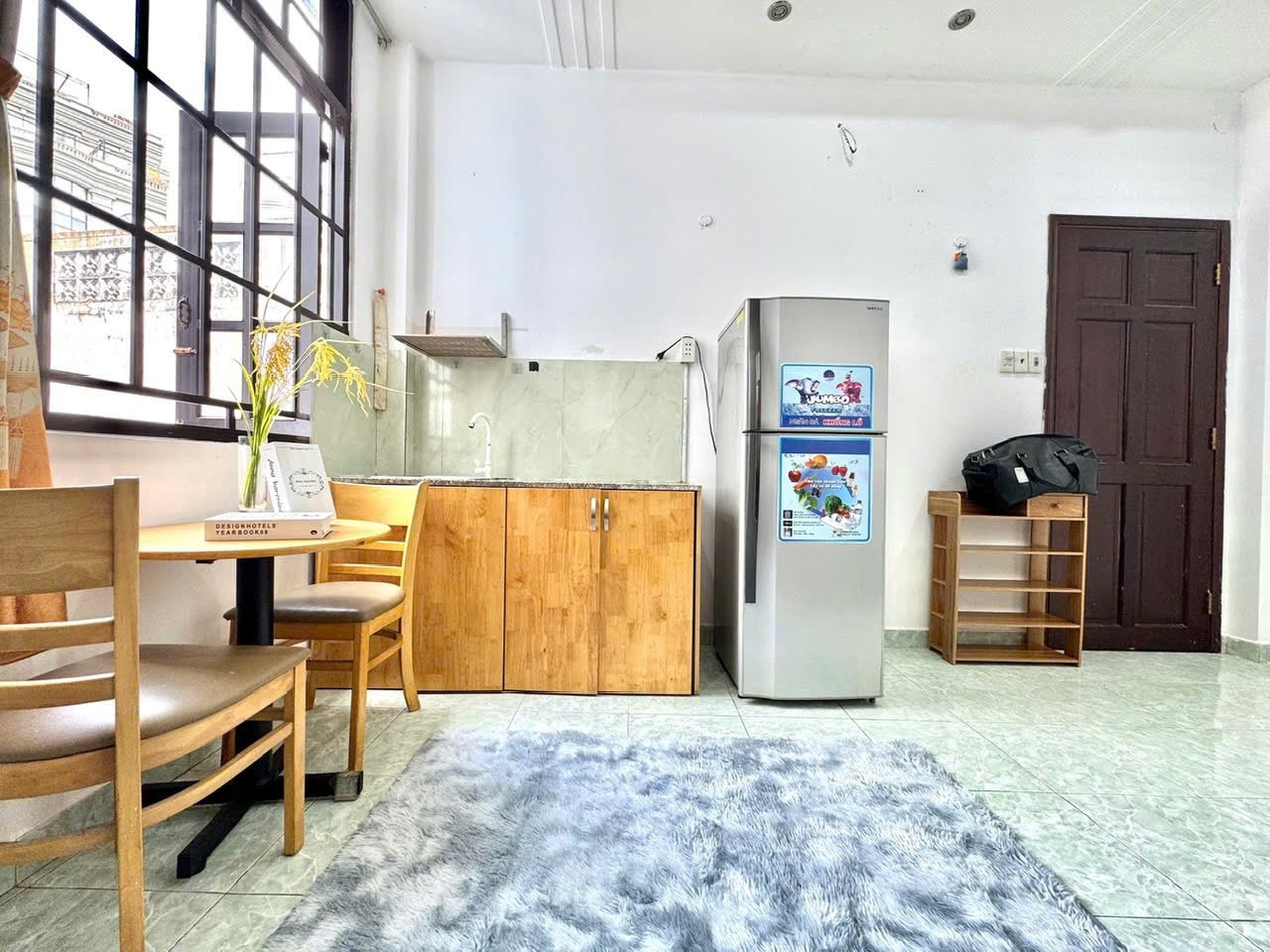 Phòng trọ Studio 25m2 tại HK Home Bạch Đằng - Tân Bình - Phòng ngủ