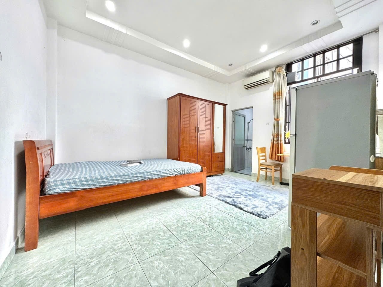 Phòng trọ Studio 25m2 tại HK Home Bạch Đằng - Tân Bình - Phòng ngủ