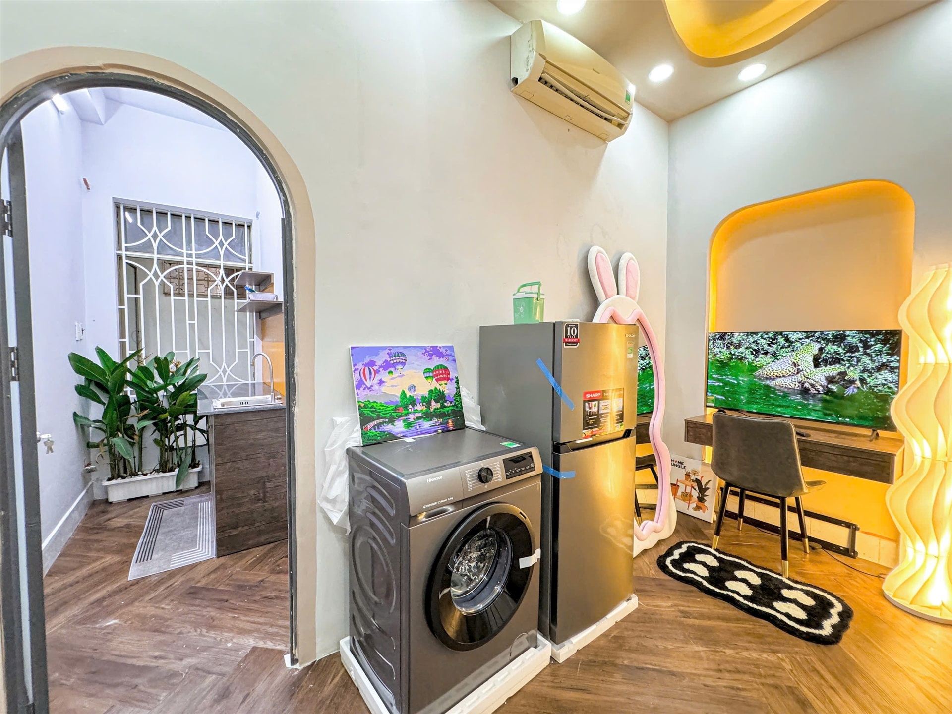 Phòng trọ 1 Phòng ngủ 40m2 tại Kinghome Văn Chung 2 - Tân Bình - Phòng khách