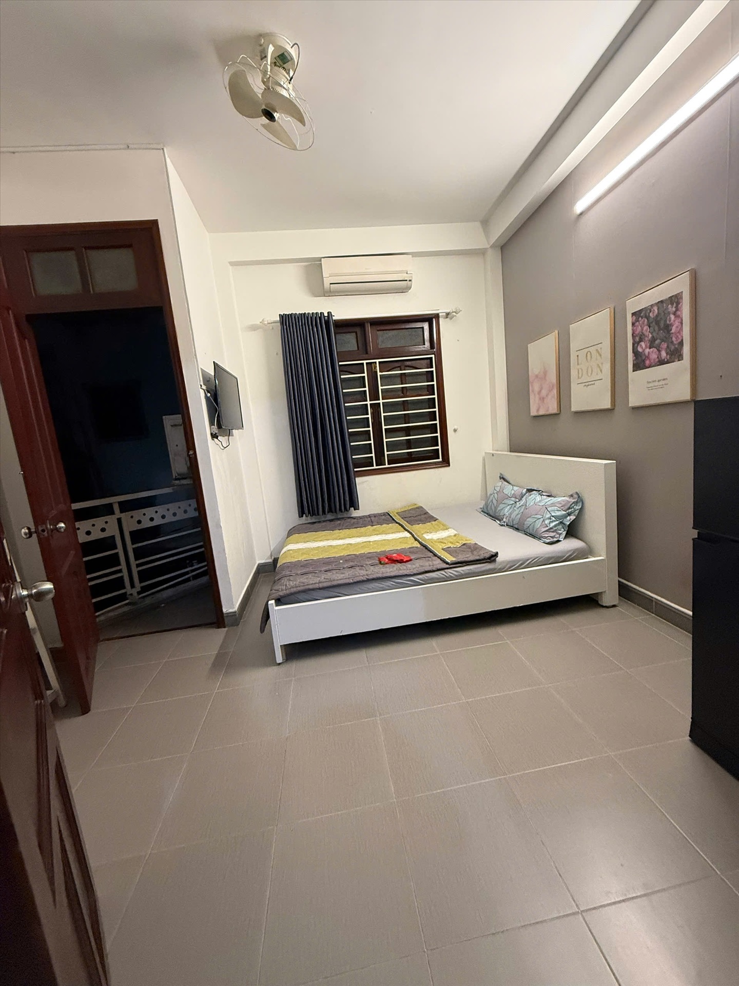 Phòng trọ Studio 25m2 tại B House Đỗ Quang Đẩu - Quận 1 - Phòng ngủ