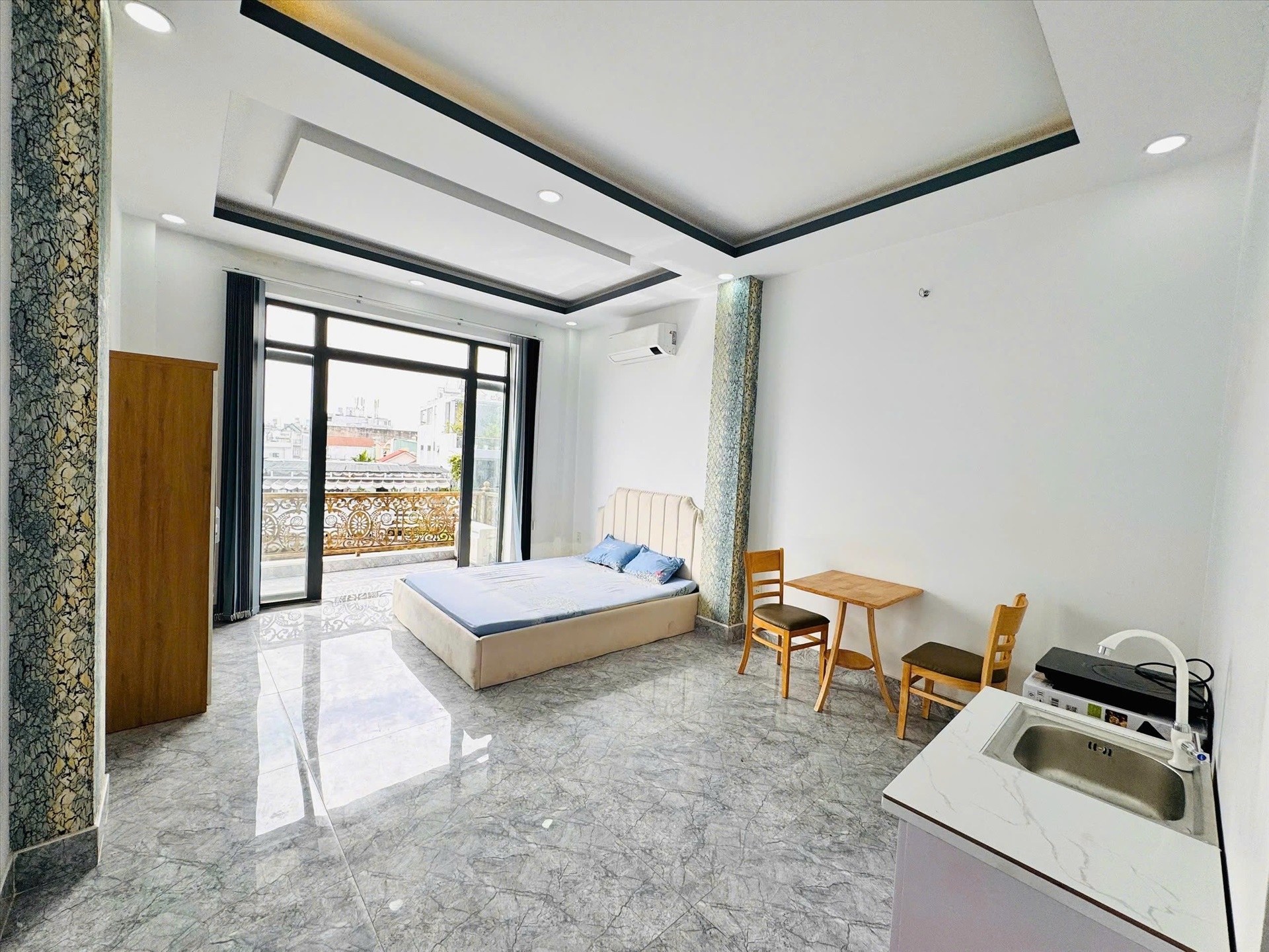 Phòng trọ Studio 30m2 tại ALT House Phạm Văn Chiêu - Gò Vấp - Phòng ngủ