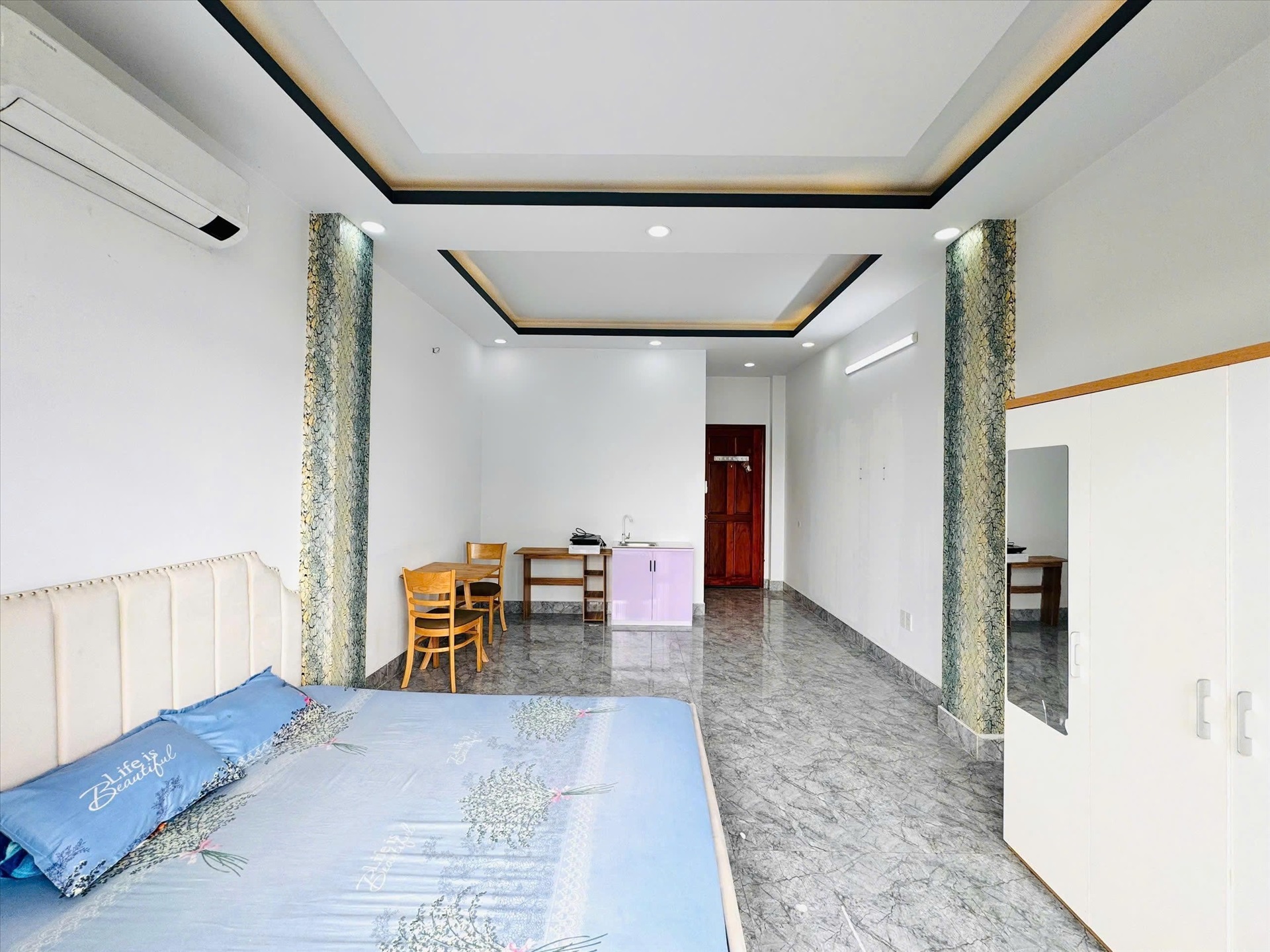 Phòng trọ Studio 30m2 tại ALT House Phạm Văn Chiêu - Gò Vấp - Phòng ngủ