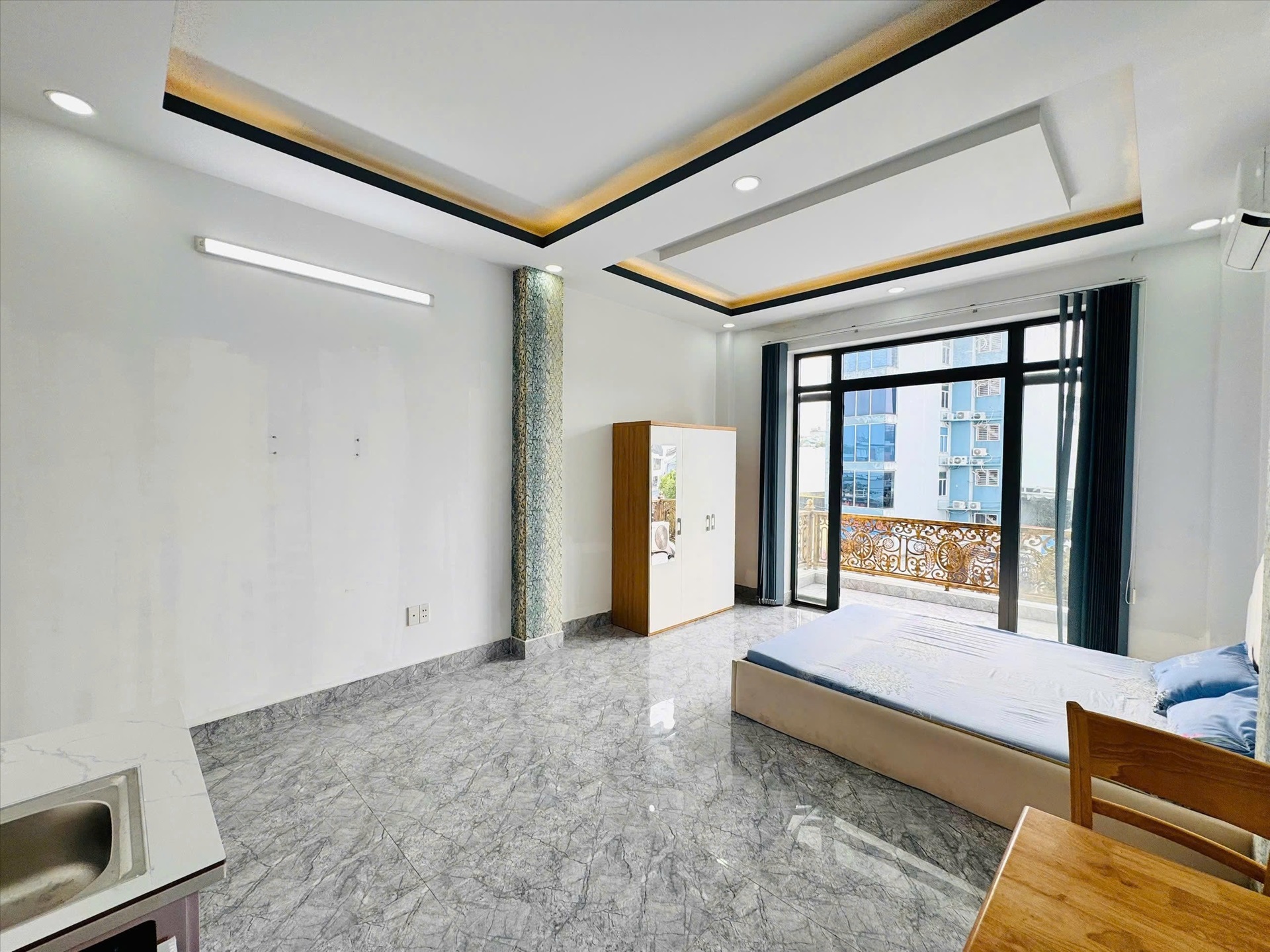 Phòng trọ Studio 30m2 tại ALT House Phạm Văn Chiêu - Gò Vấp - Phòng ngủ