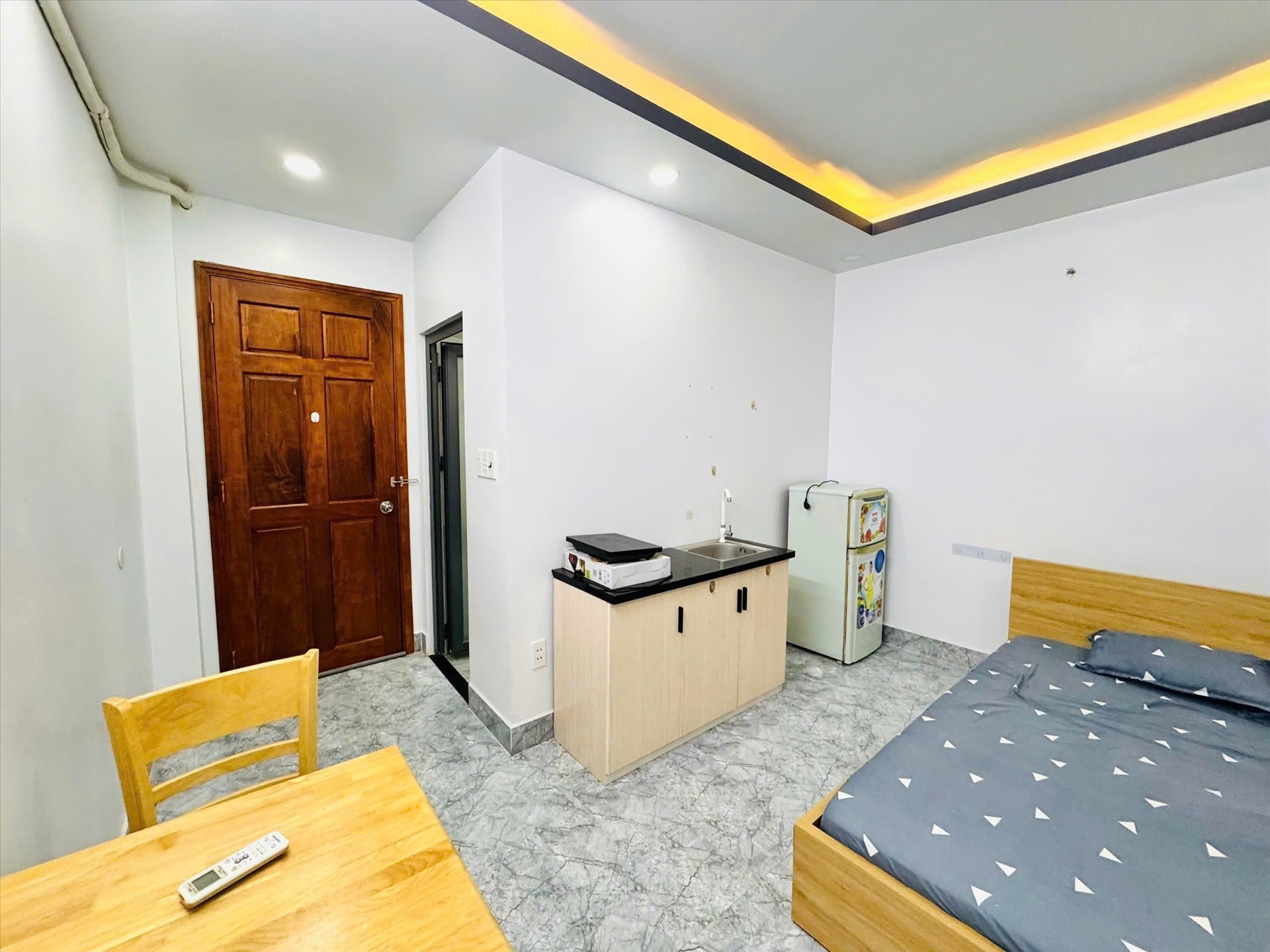 Phòng trọ Studio 20m2 tại ALT House Phạm Văn Chiêu - Gò Vấp - Phòng ngủ
