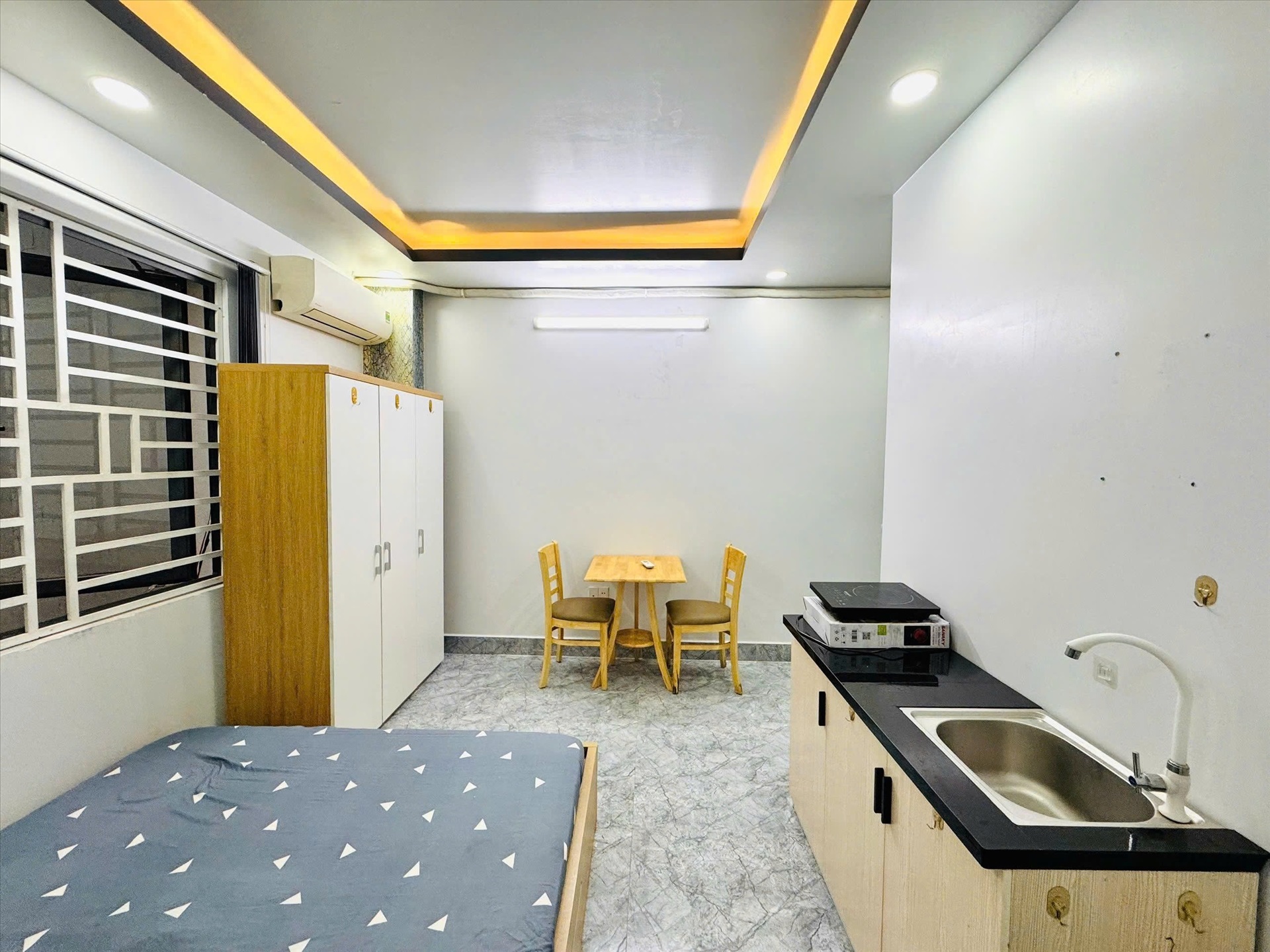 Phòng trọ Studio 20m2 tại ALT House Phạm Văn Chiêu - Gò Vấp - Phòng ngủ