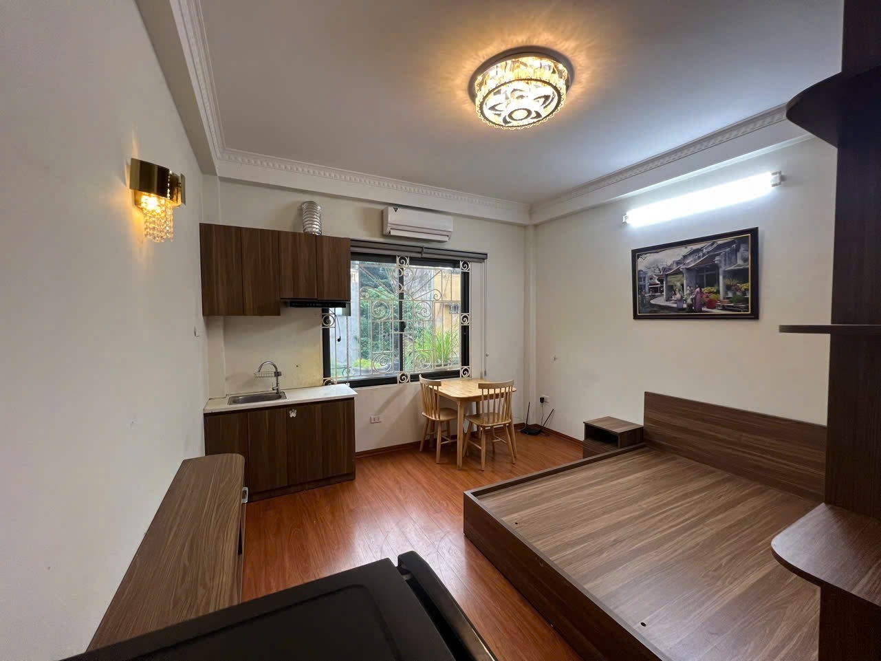 Phòng trọ Studio 25m2 tại DT Home Cầu Giấy - Cầu Giấy - Phòng bếp