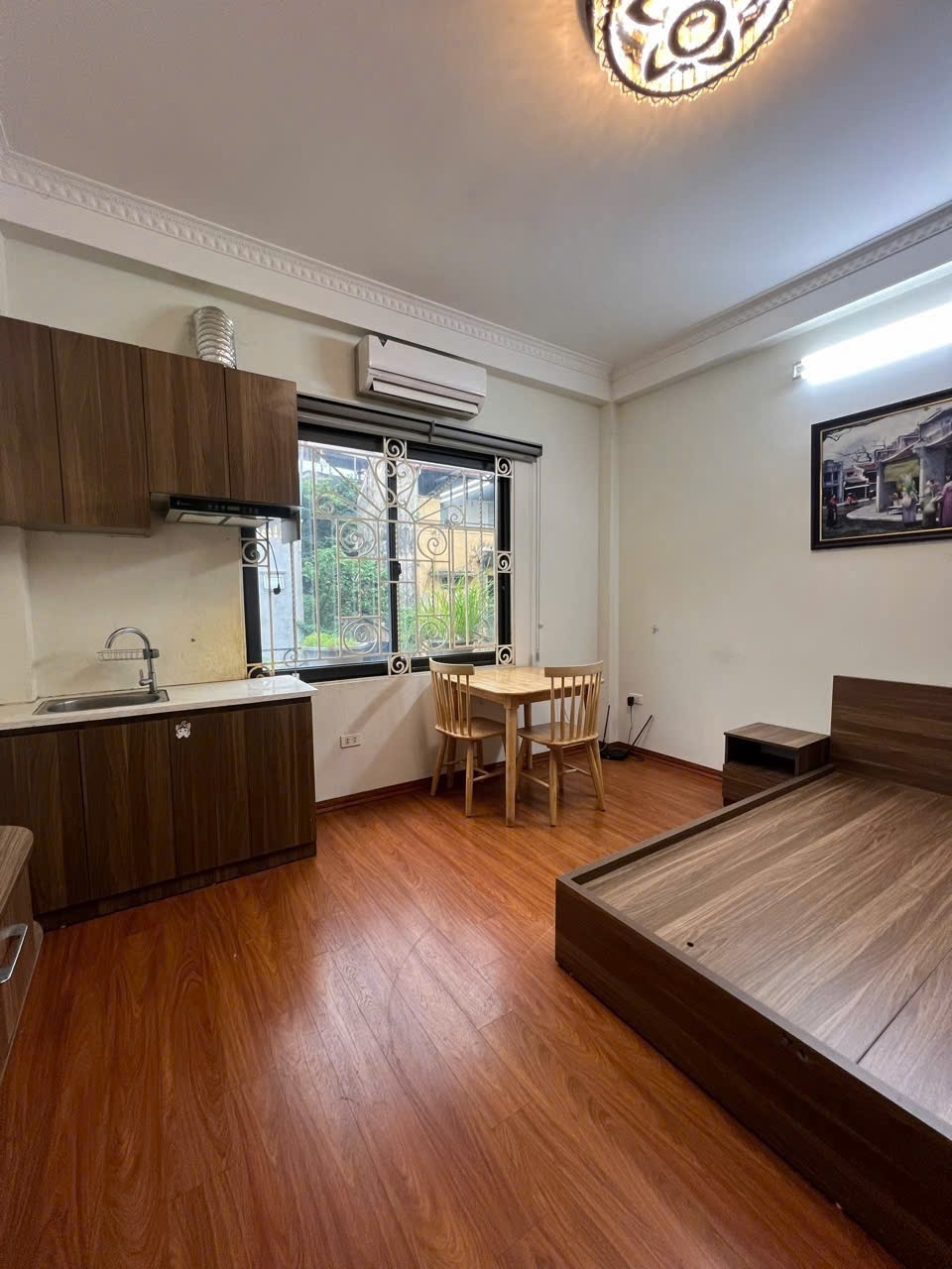 Phòng trọ Studio 25m2 tại DT Home Cầu Giấy - Cầu Giấy - Phòng khách