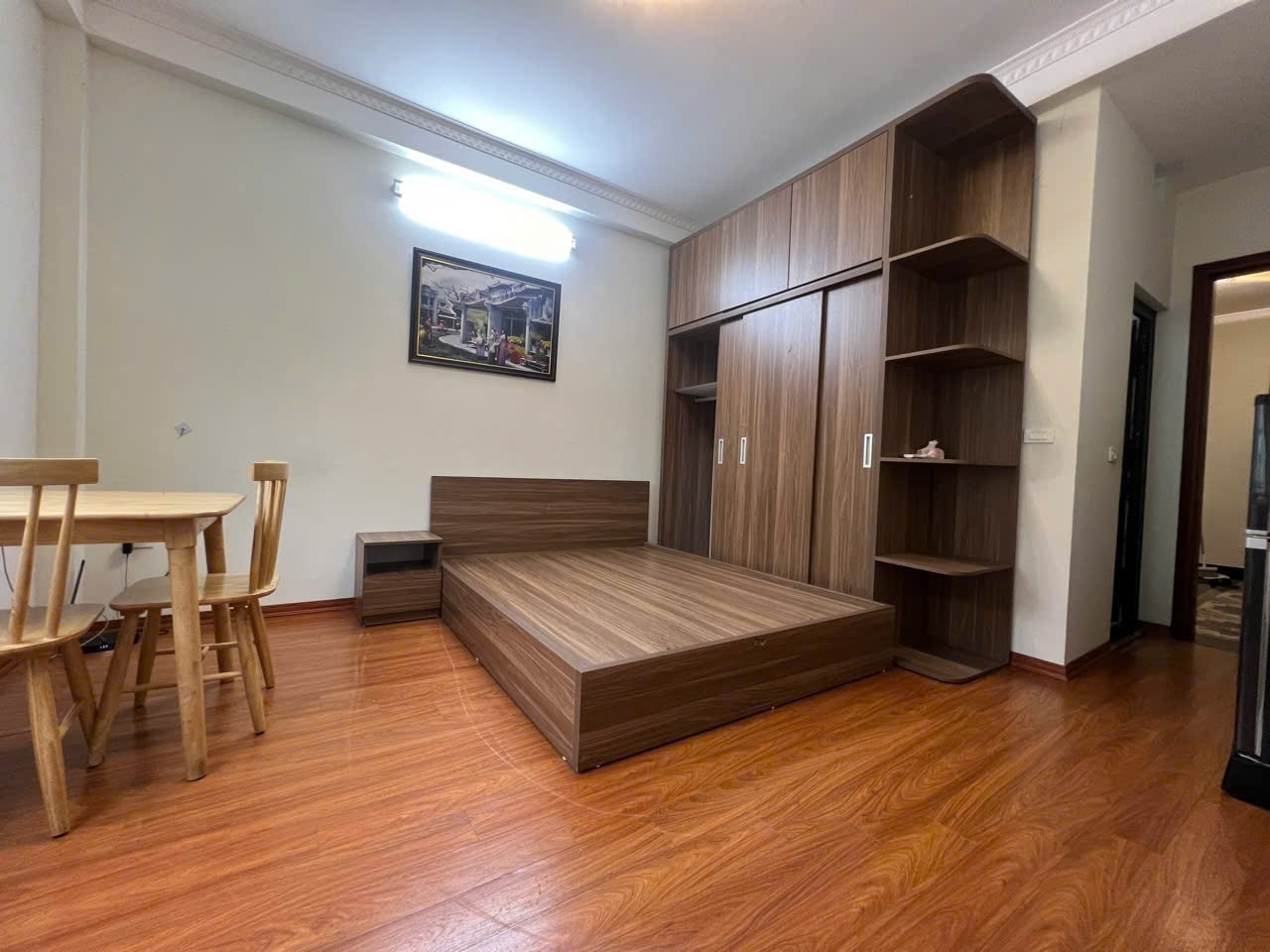 Phòng trọ Studio 25m2 tại DT Home Cầu Giấy - Cầu Giấy - Phòng ngủ