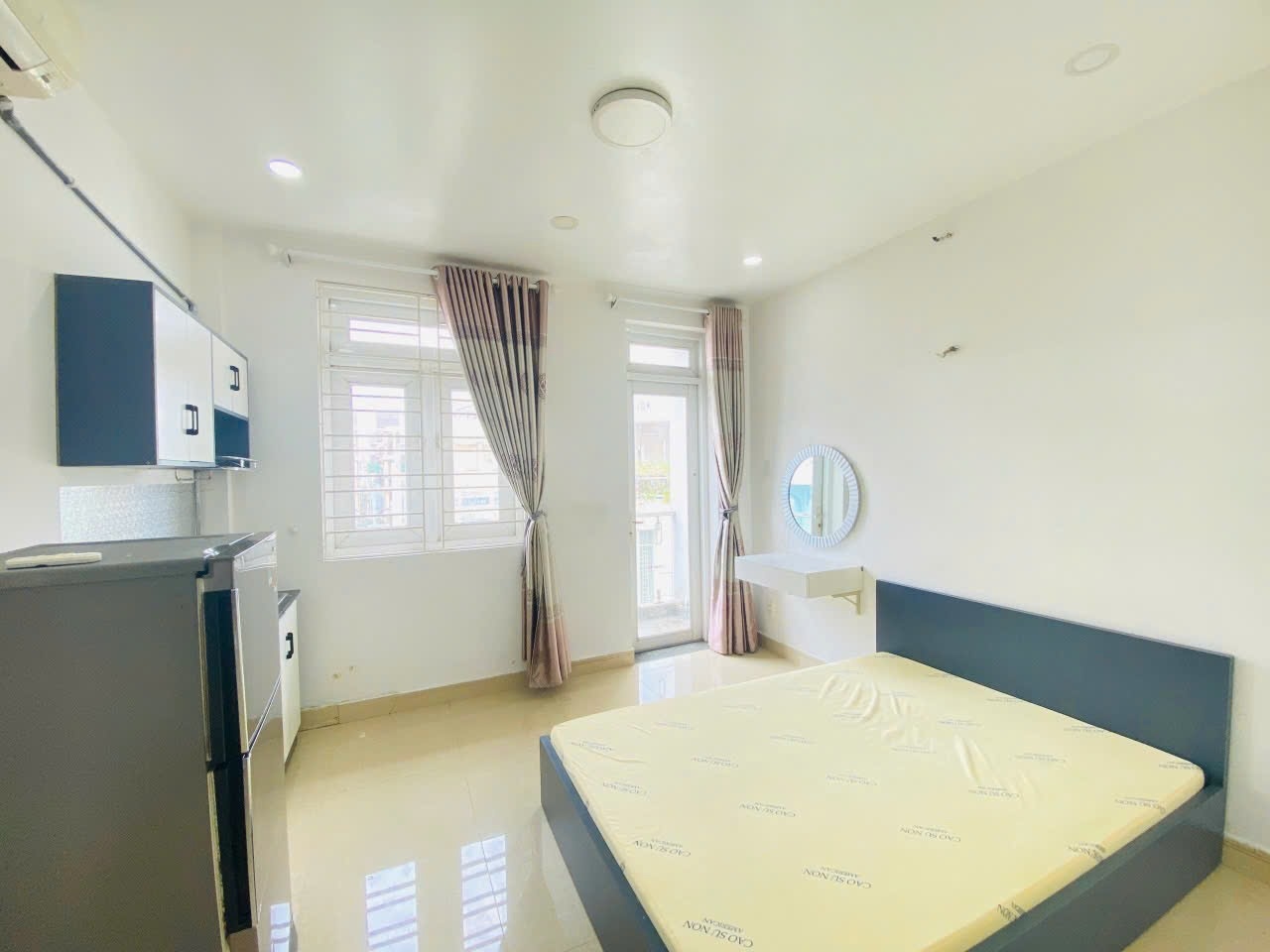 Phòng trọ Studio 25m2 tại Roomy Bàu Cát 1 - Tân Bình - Phòng ngủ