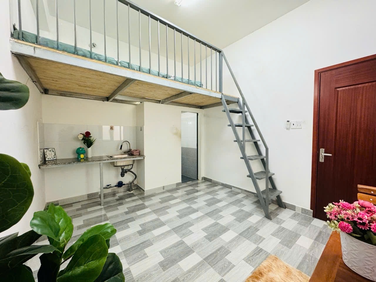 Phòng trọ Duplex 25m2 tại  AV House Trịnh Đình Trọng - Tân Phú - Phòng khách