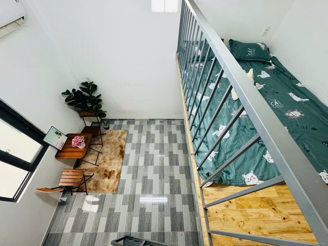 Phòng trọ Duplex 25m2 tại  AV House Trịnh Đình Trọng - Tân Phú - Phòng ngủ