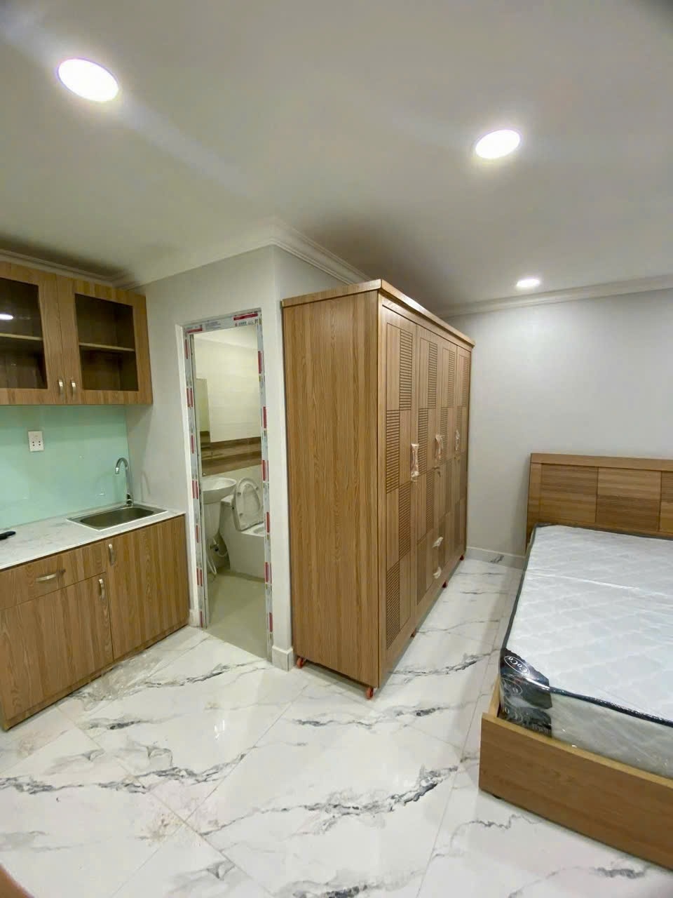 Phòng trọ Studio 30m2 tại AT Home Bùi Hữu Nghĩa - Bình Thạnh - Phòng bếp