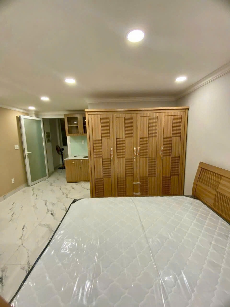 Phòng trọ Studio 30m2 tại AT Home Bùi Hữu Nghĩa - Bình Thạnh - Phòng ngủ