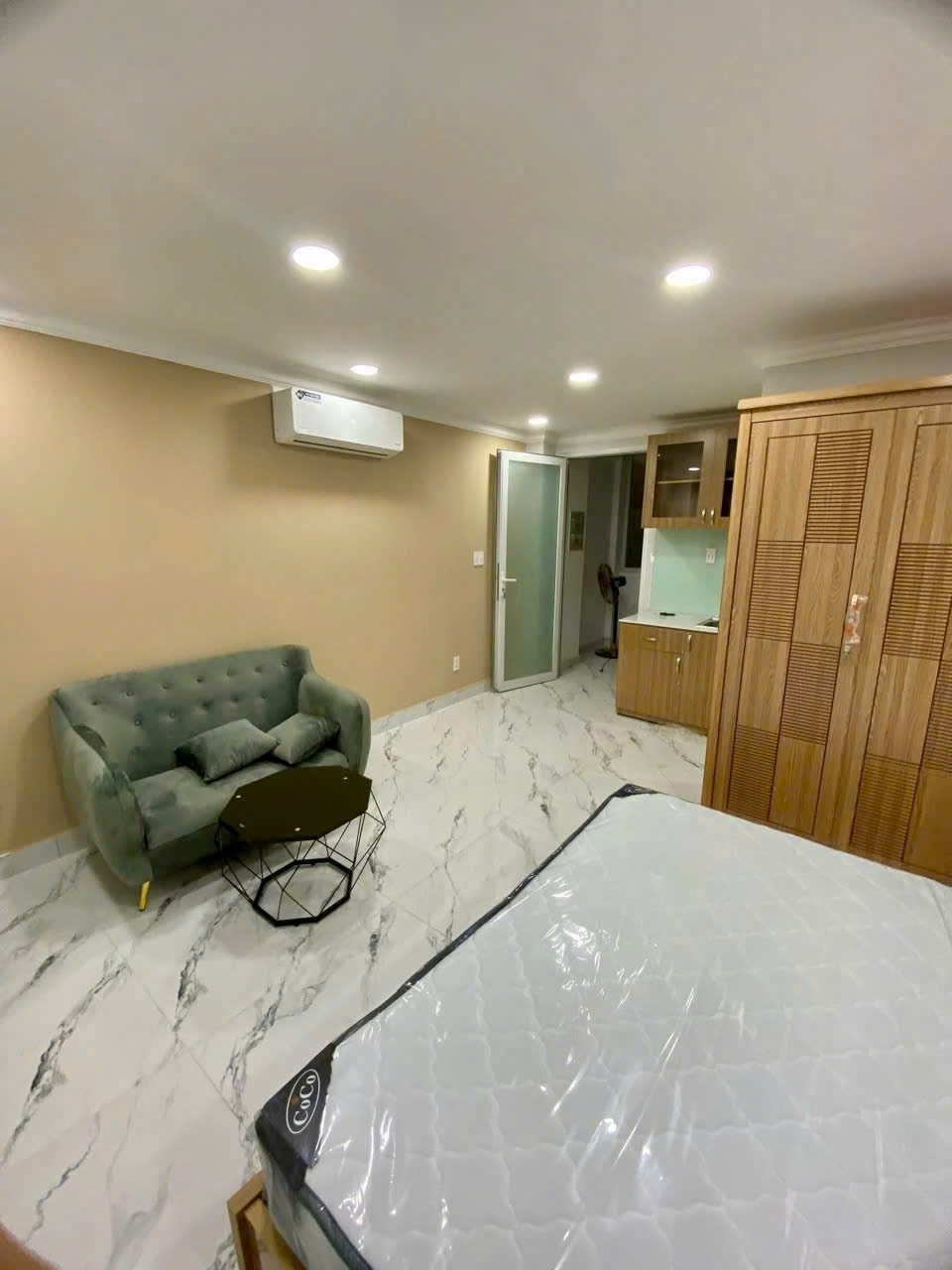 Phòng trọ Studio 30m2 tại AT Home Bùi Hữu Nghĩa - Bình Thạnh - Phòng ngủ