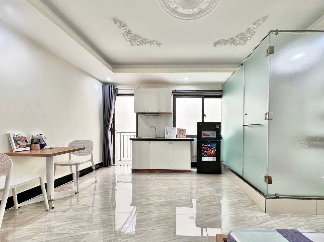 Phòng trọ Studio 30m2 tại CT Home Ca Văn Thỉnh - Tân Bình - Phòng bếp