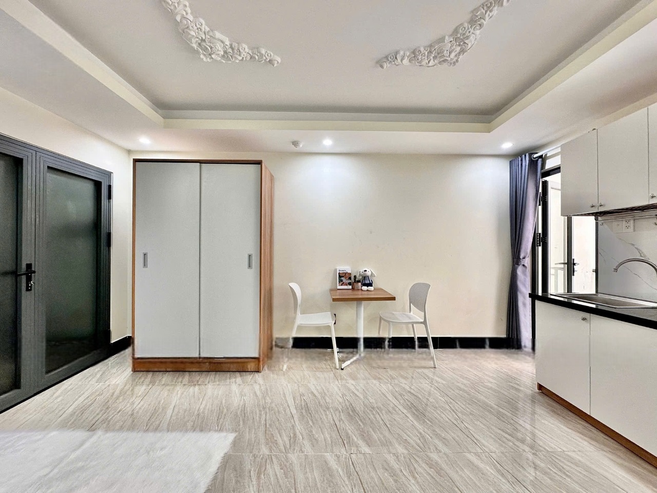 Phòng trọ Studio 30m2 tại CT Home Ca Văn Thỉnh - Tân Bình - Phòng ngủ