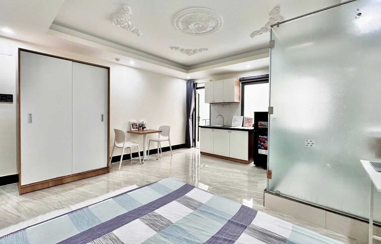 Phòng trọ Studio 30m2 tại CT Home Ca Văn Thỉnh - Tân Bình - Phòng ngủ