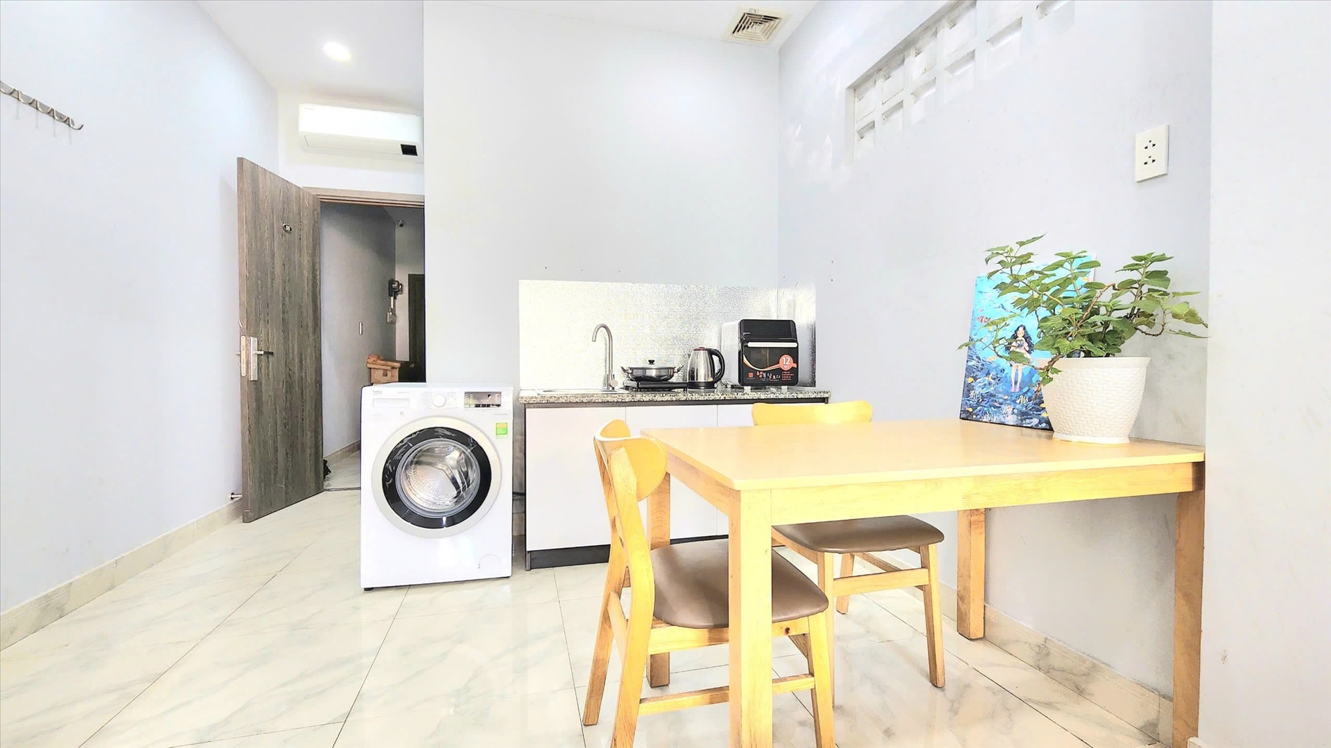 Phòng trọ Studio 30m2 tại GNUHHOUSE Nguyễn Kiệm - Phú Nhuận - Phòng bếp