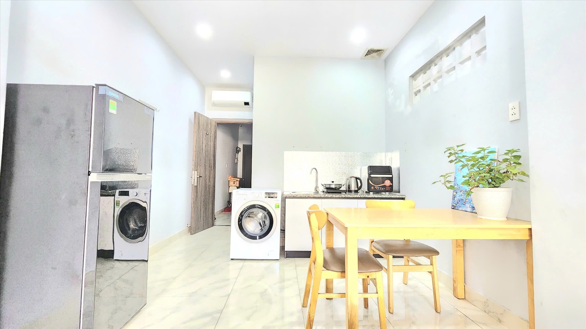 Phòng trọ Studio 30m2 tại GNUHHOUSE Nguyễn Kiệm - Phú Nhuận - Phòng bếp