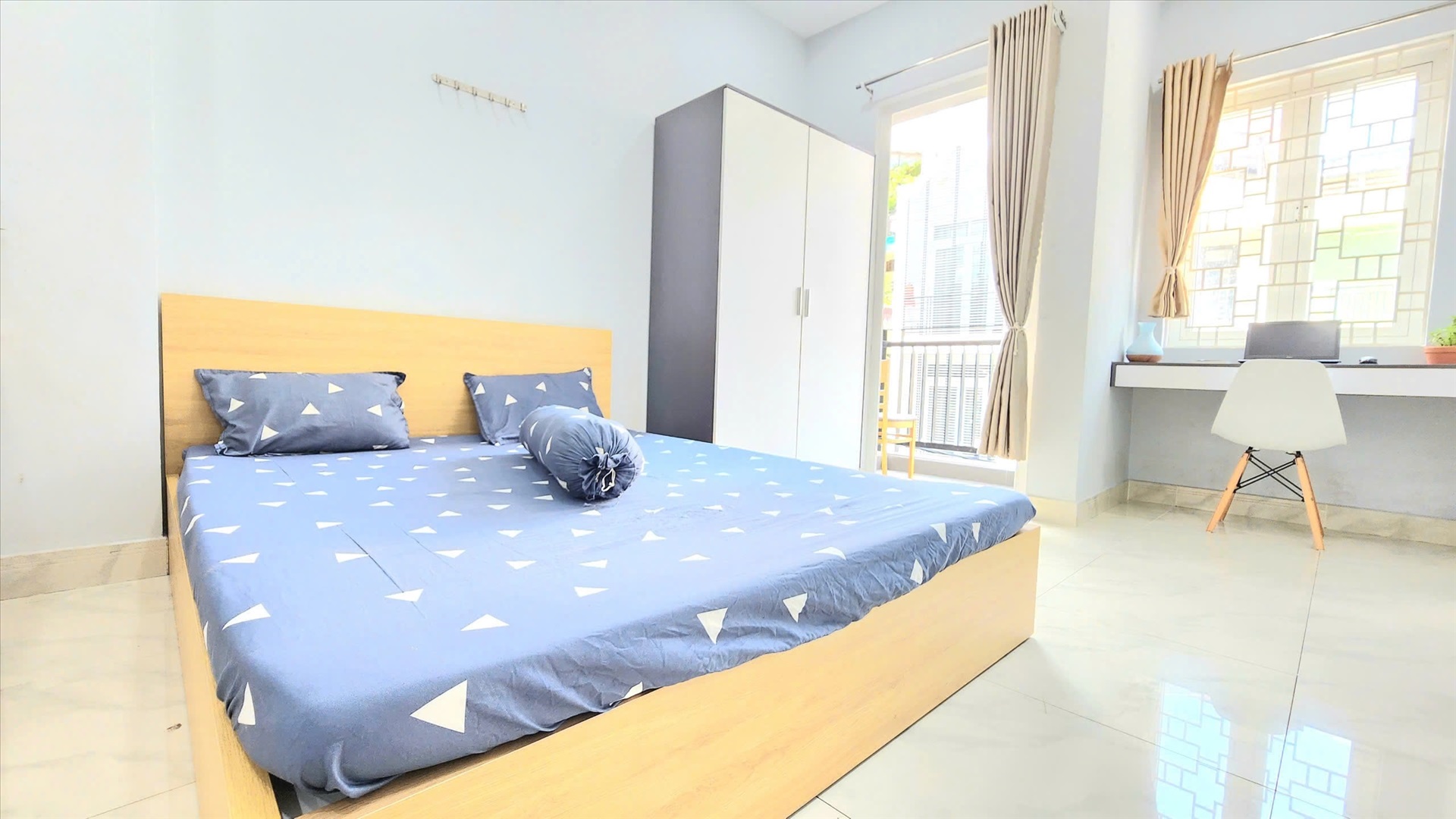 Phòng trọ Studio 30m2 tại GNUHHOUSE Nguyễn Kiệm - Phú Nhuận - Phòng ngủ