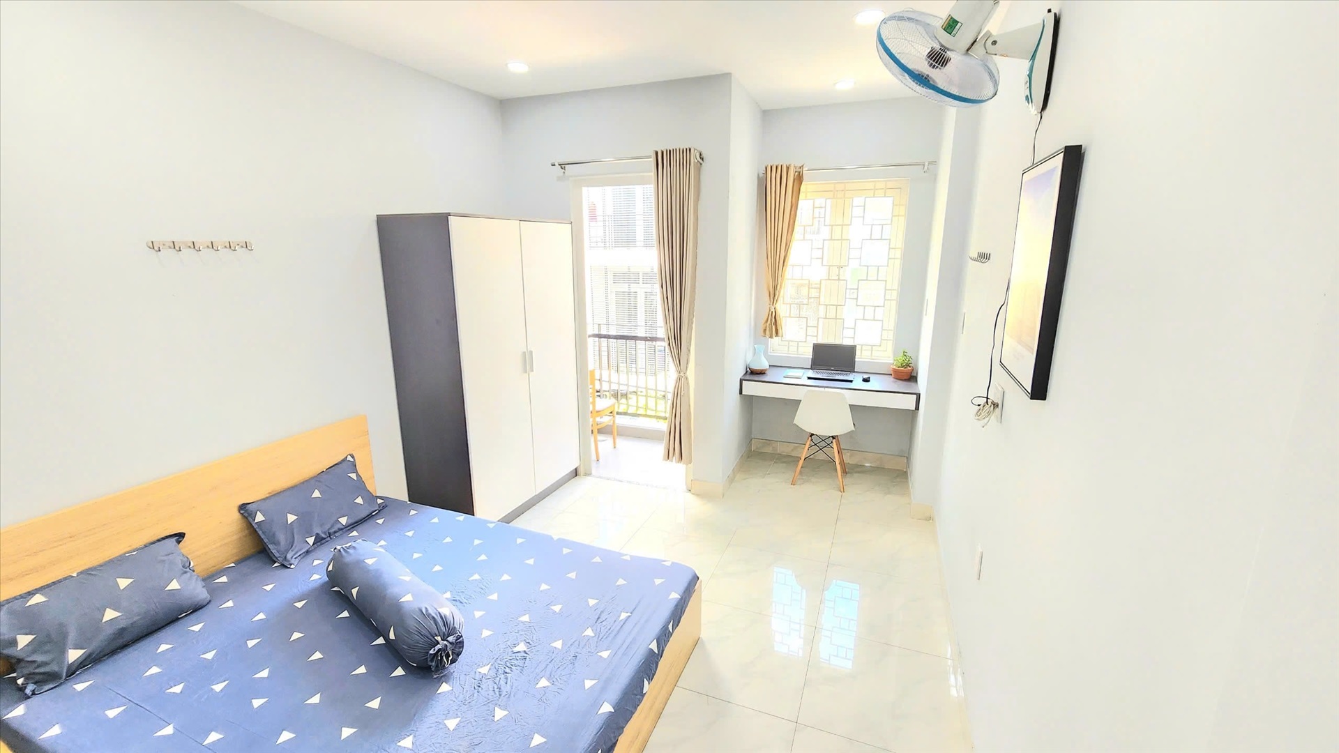 Phòng trọ Studio 30m2 tại GNUHHOUSE Nguyễn Kiệm - Phú Nhuận - Phòng ngủ