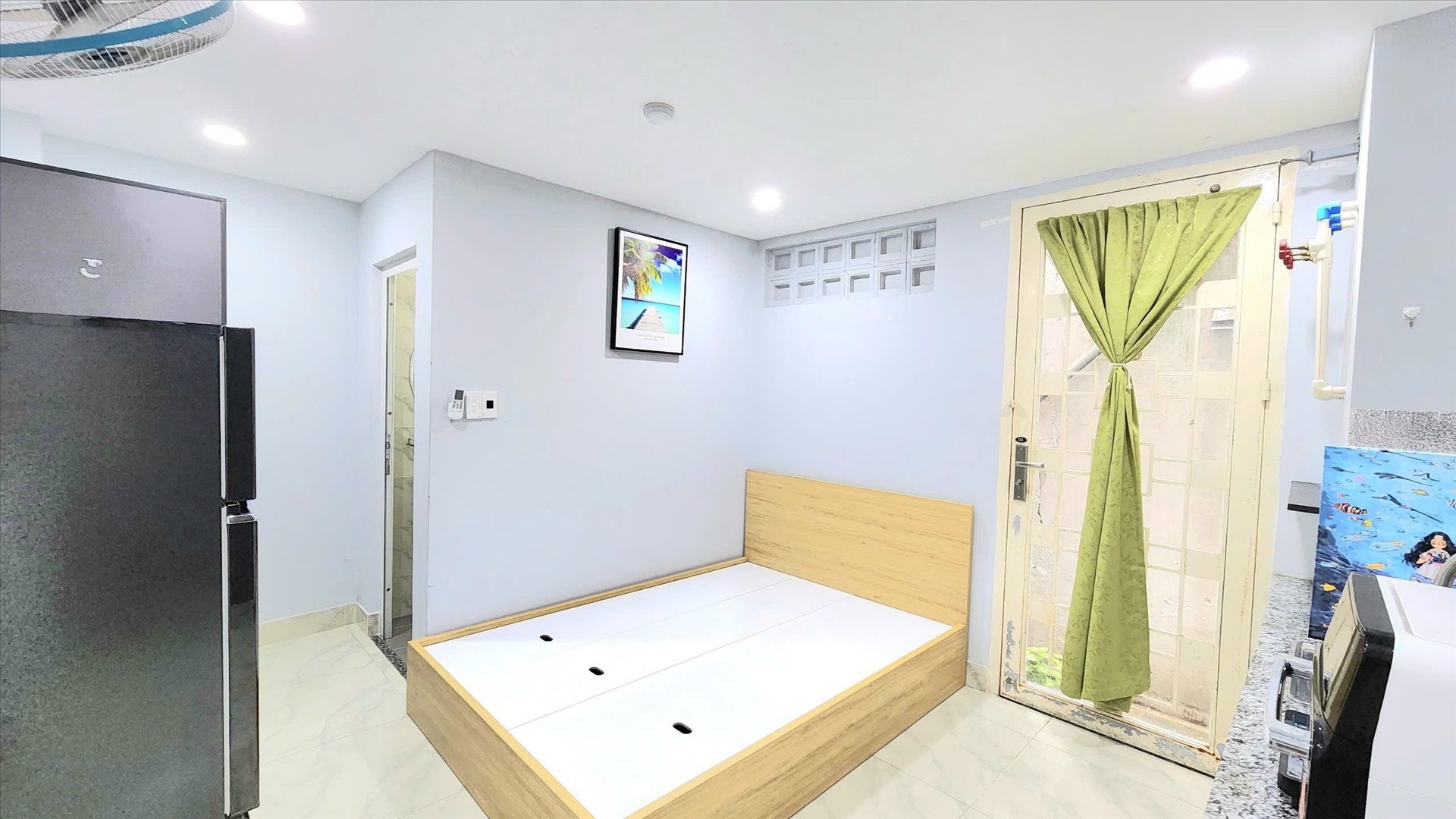 Phòng trọ Studio 25m2 tại GNUHHOUSE Nguyễn Kiệm - Phú Nhuận - Phòng ngủ