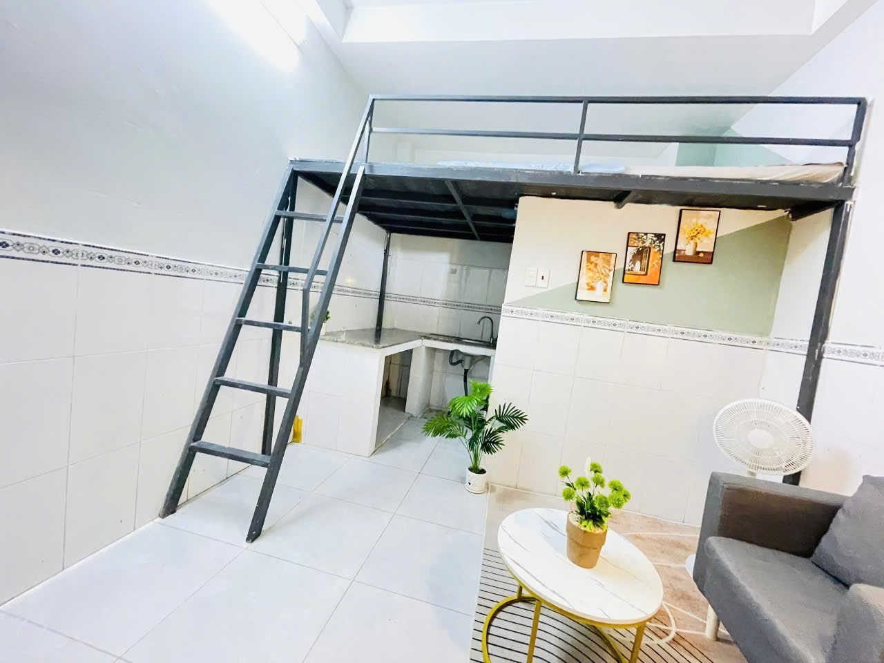 Phòng trọ Duplex 25m2 tại AT Home Lê Đức Thọ - Gò Vấp - Phòng ngủ