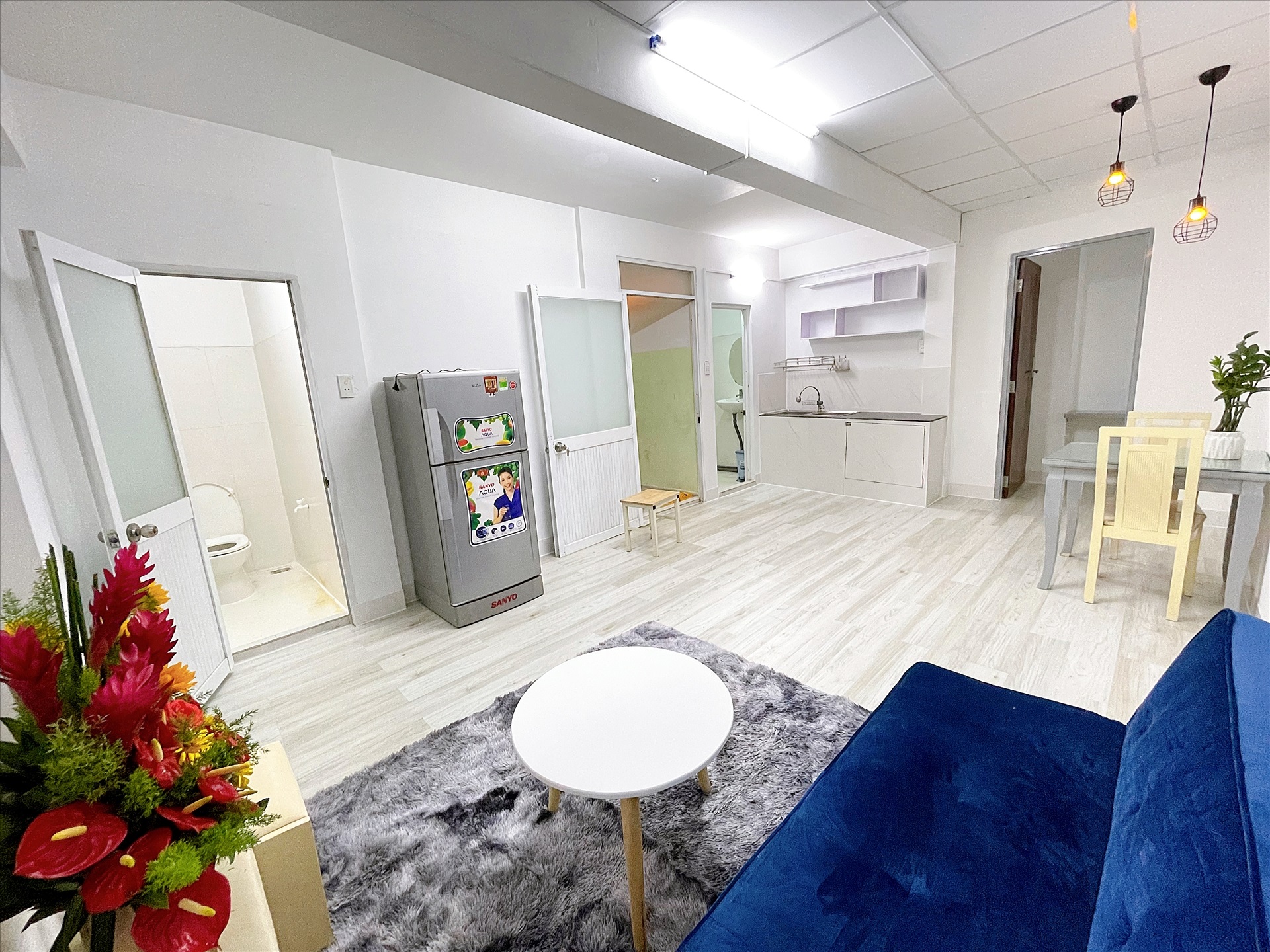 Phòng trọ 2 Phòng ngủ 70m2 tại Fam Home Nguyễn Súy - Tân Phú - Phòng khách