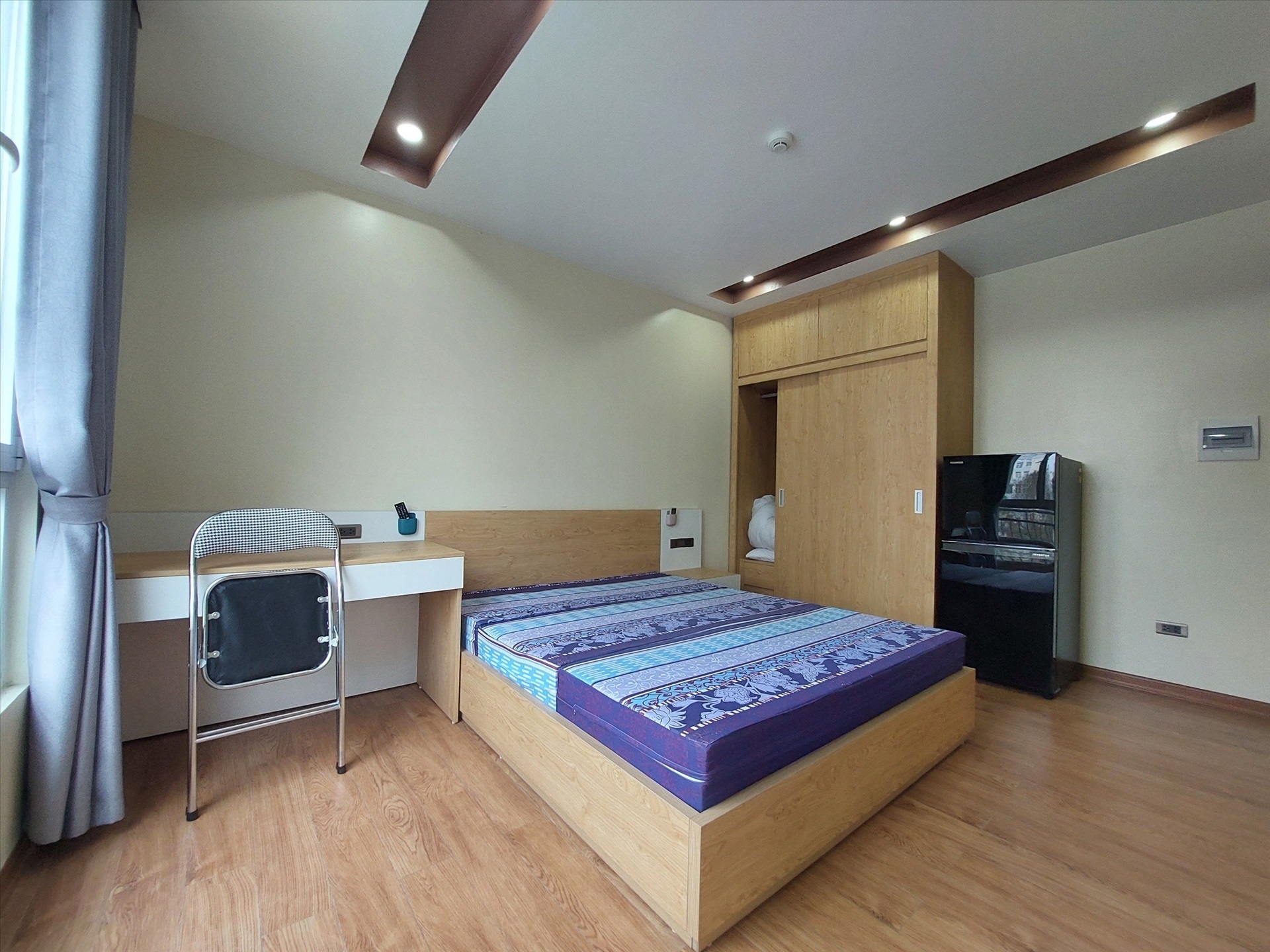 Phòng trọ Studio 30m2 tại GD Home Nghĩa Tân - Cầu Giấy - Phòng ngủ