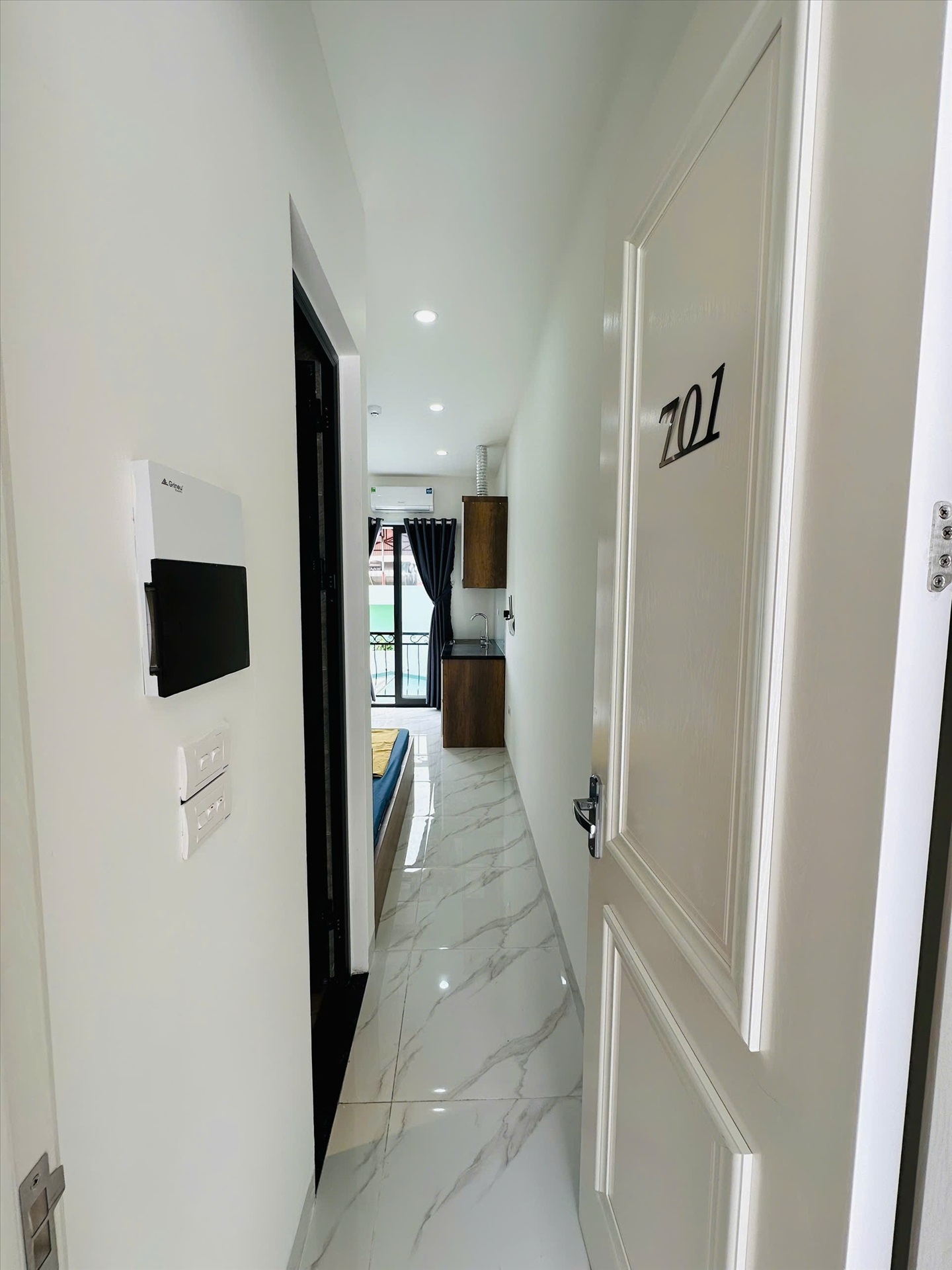 Phòng trọ Studio 20m2 tại HN Housing Nguyễn Khánh Toàn - Cầu Giấy - Phòng ngủ
