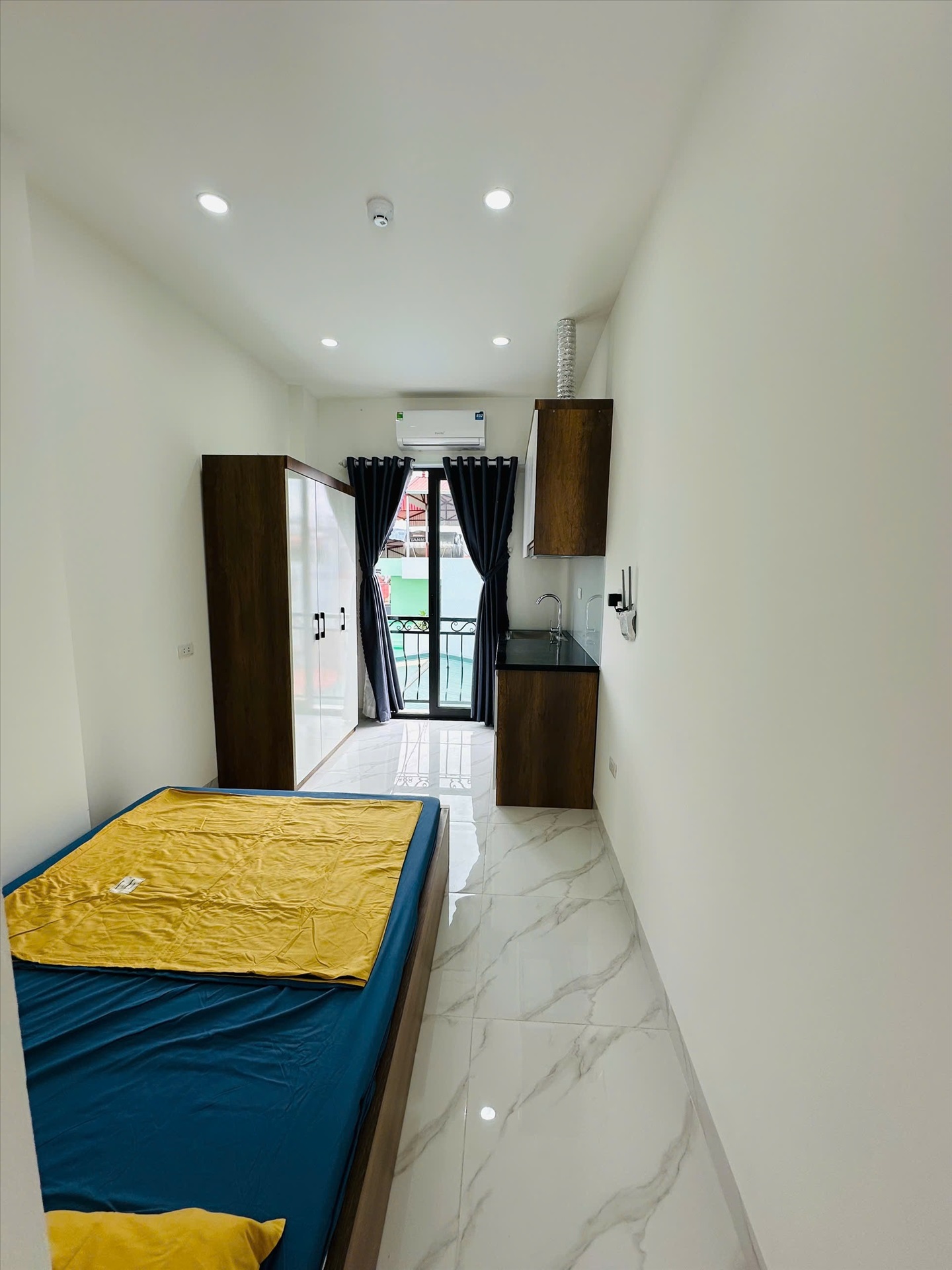 Phòng trọ Studio 20m2 tại HN Housing Nguyễn Khánh Toàn - Cầu Giấy - Phòng ngủ