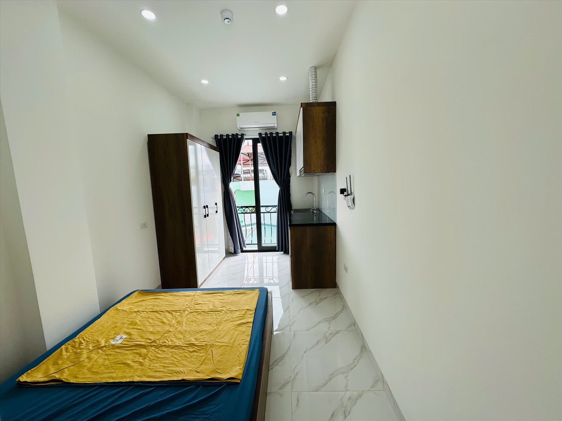 Phòng trọ Studio 20m2 tại HN Housing Nguyễn Khánh Toàn - Cầu Giấy - Phòng ngủ