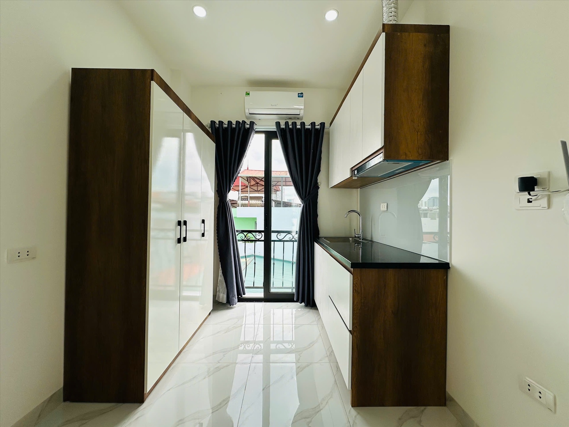 Phòng trọ Studio 20m2 tại HN Housing Nguyễn Khánh Toàn - Cầu Giấy - Phòng ngủ
