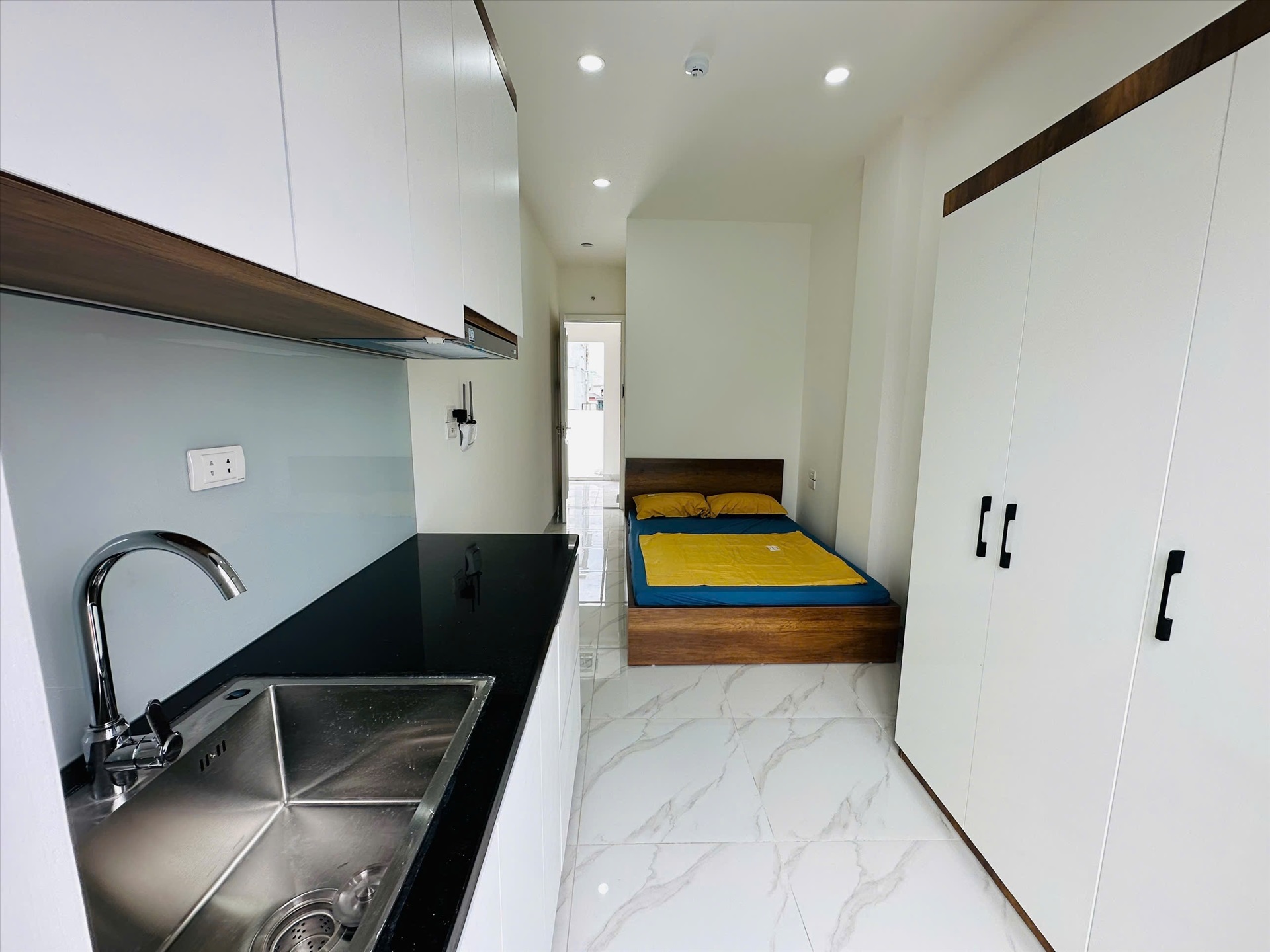 Phòng trọ Studio 20m2 tại HN Housing Nguyễn Khánh Toàn - Cầu Giấy - Phòng ngủ