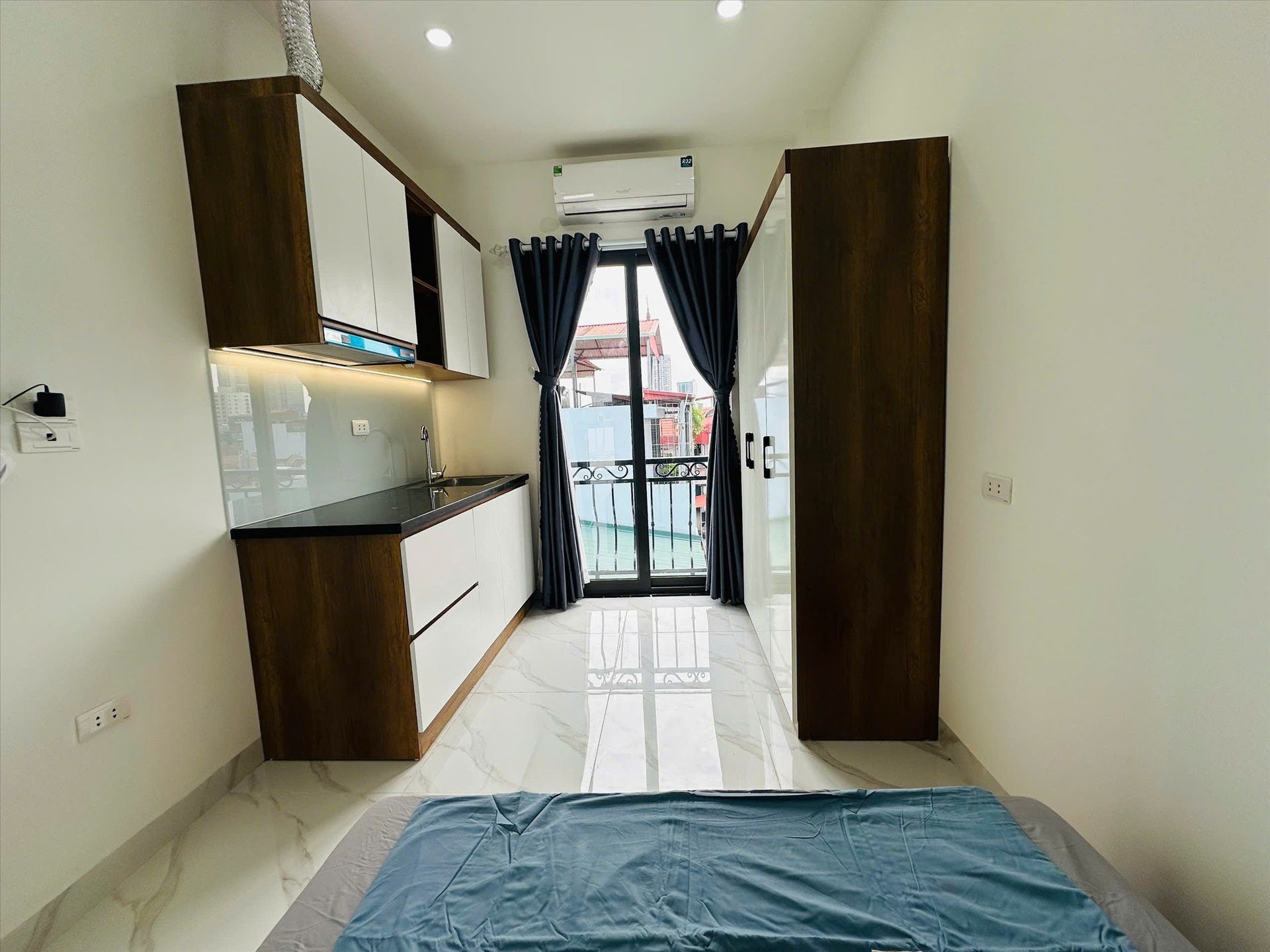 Phòng trọ Studio 20m2 tại HN Housing Nguyễn Khánh Toàn - Cầu Giấy - Phòng ngủ