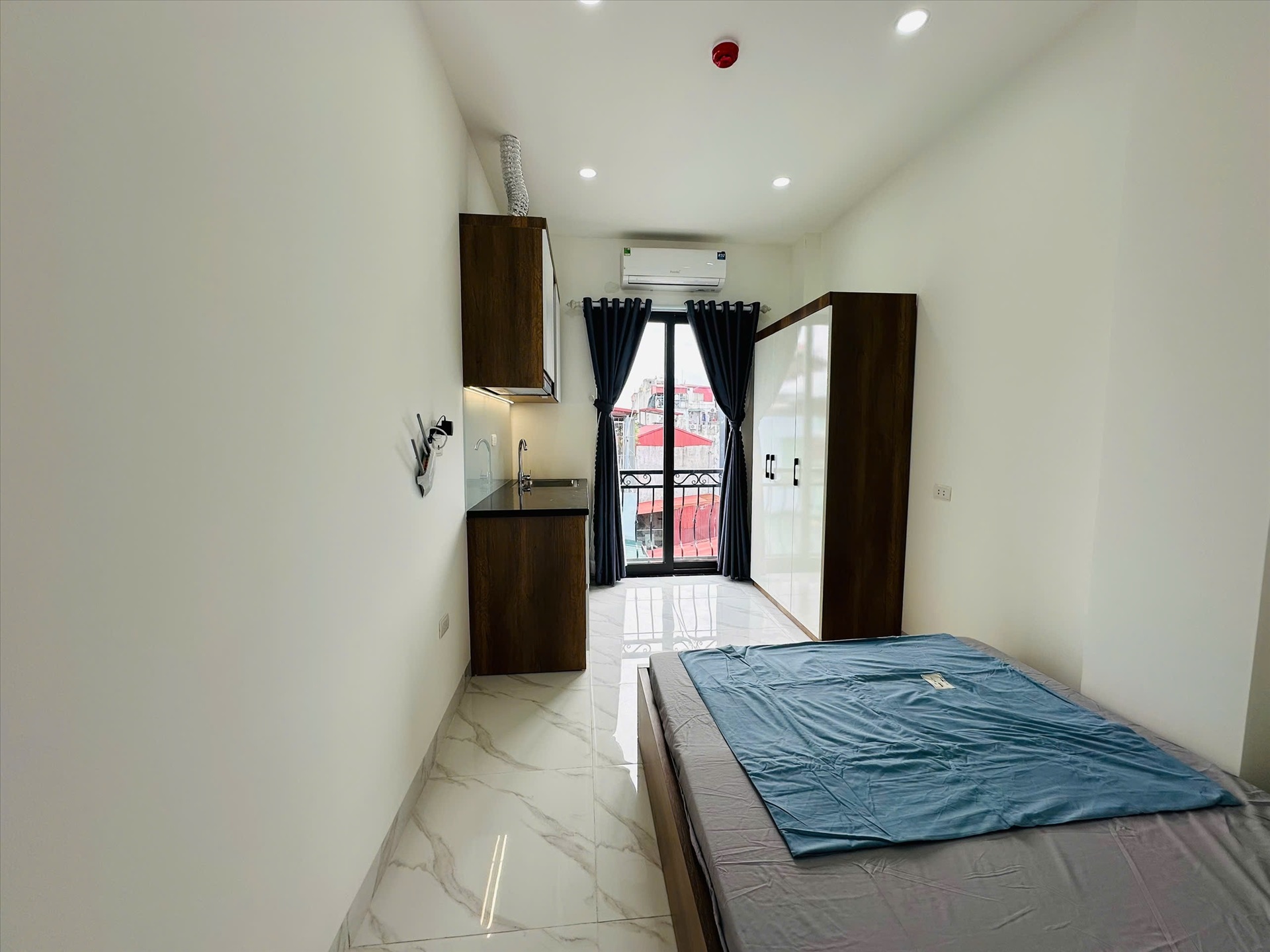 Phòng trọ Studio 20m2 tại HN Housing Nguyễn Khánh Toàn - Cầu Giấy - Phòng ngủ
