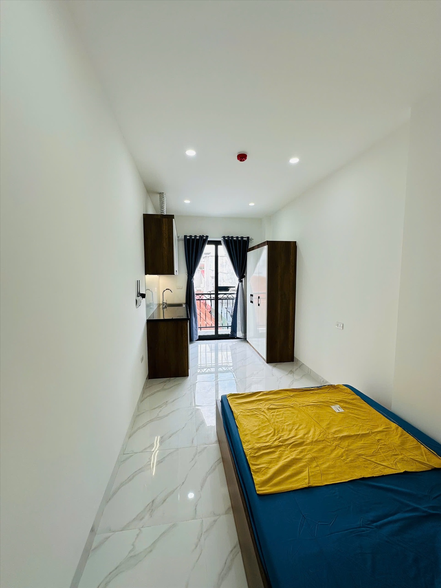 Phòng trọ Studio 20m2 tại HN Housing Nguyễn Khánh Toàn - Cầu Giấy - Phòng ngủ
