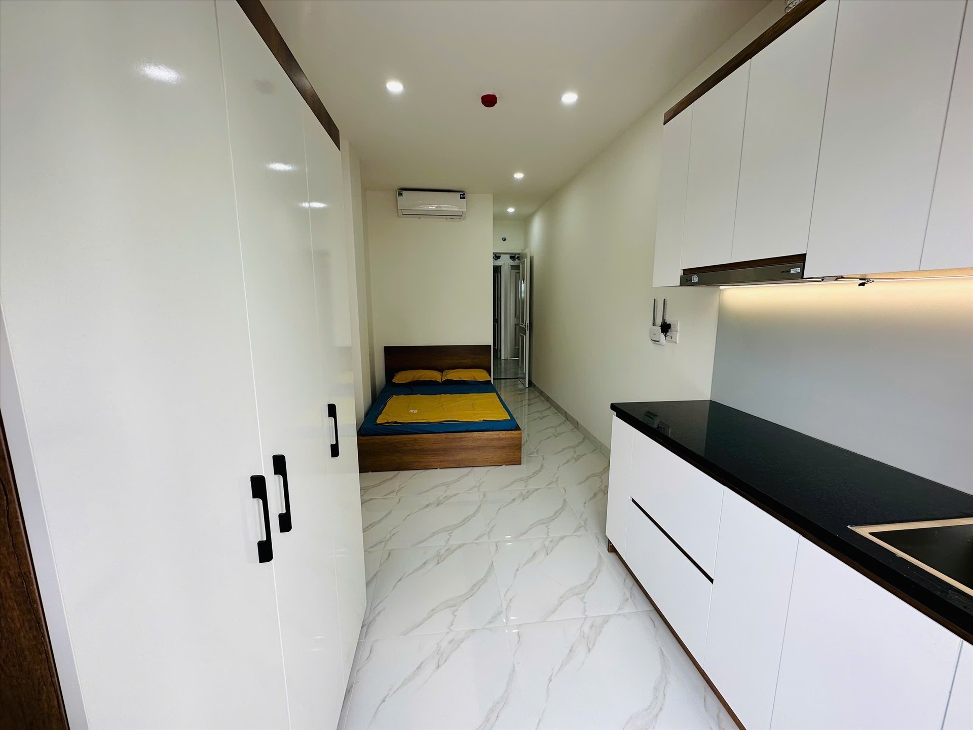 Phòng trọ Studio 20m2 tại HN Housing Nguyễn Khánh Toàn - Cầu Giấy - Phòng ngủ