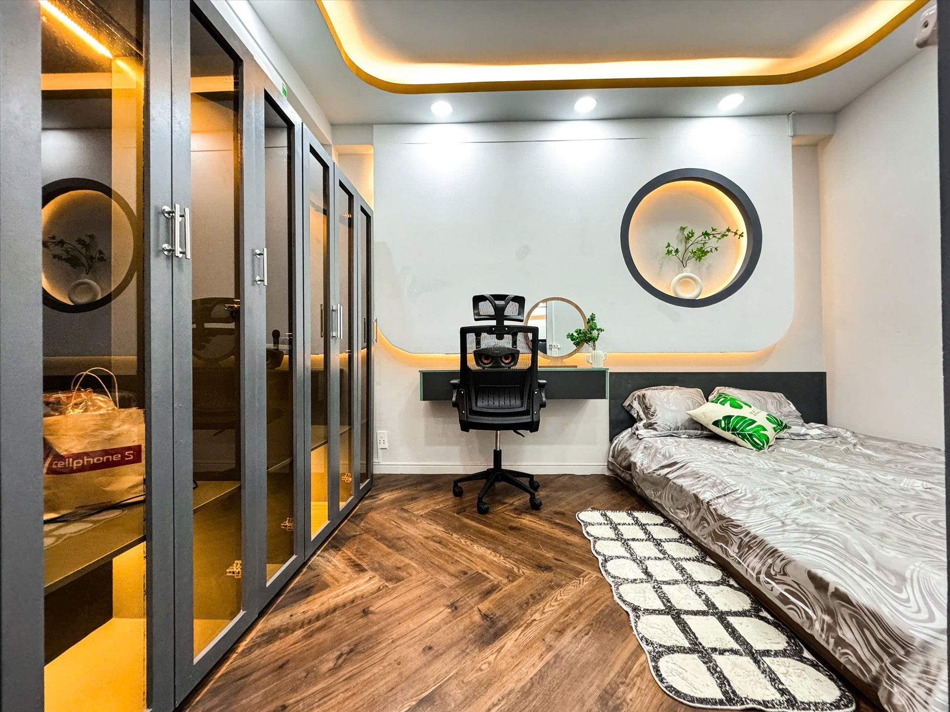 Phòng trọ 1 Phòng ngủ 45m2 tại Kinghome Cộng Hòa - Tân Bình - Phòng ngủ