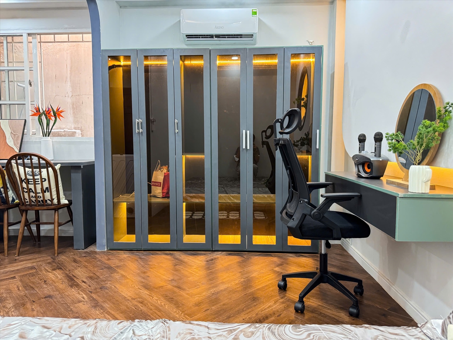 Phòng trọ 1 Phòng ngủ 45m2 tại Kinghome Cộng Hòa - Tân Bình - Phòng ngủ