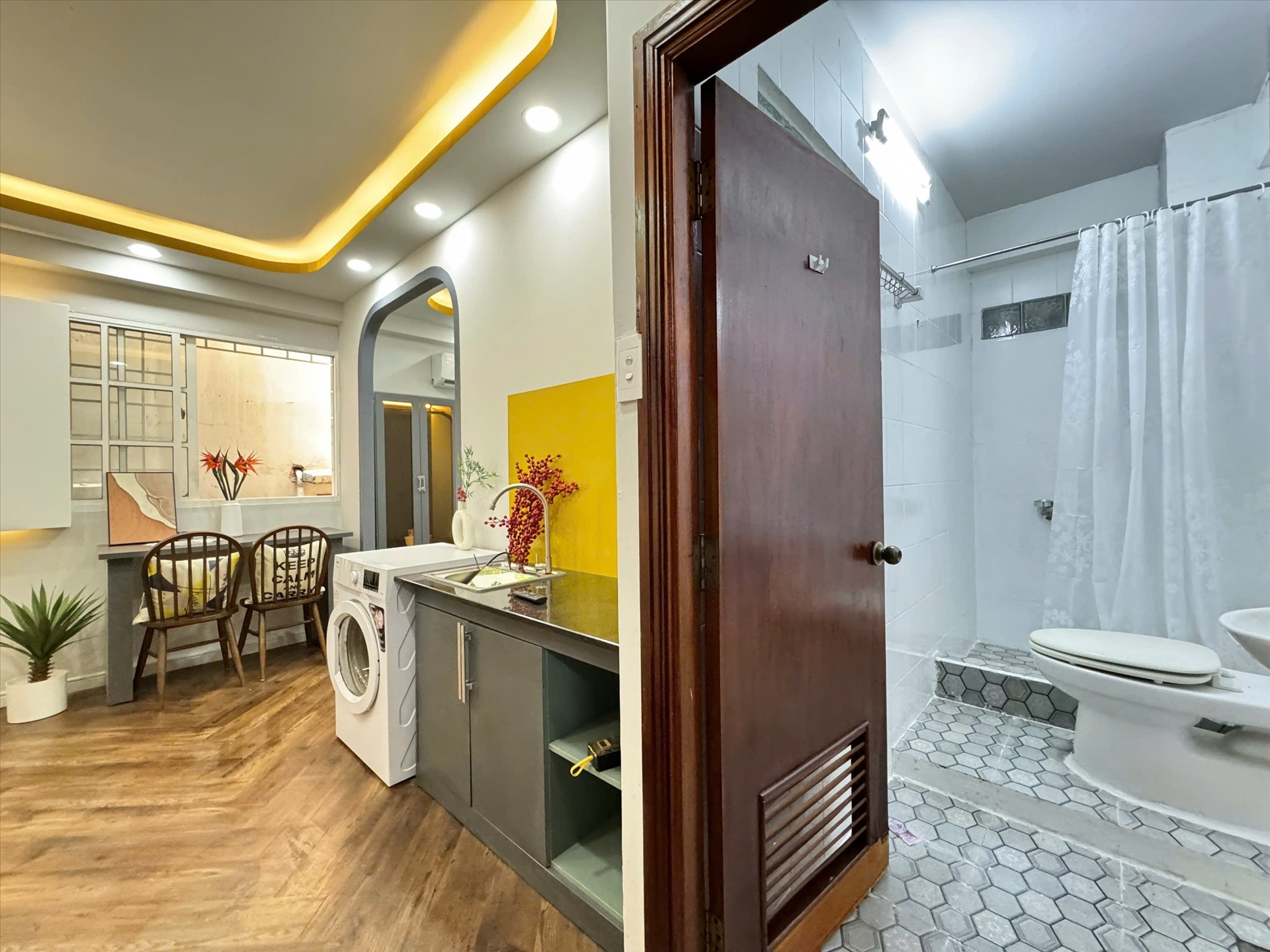 Phòng trọ 1 Phòng ngủ 45m2 tại Kinghome Cộng Hòa - Tân Bình - Phòng bếp