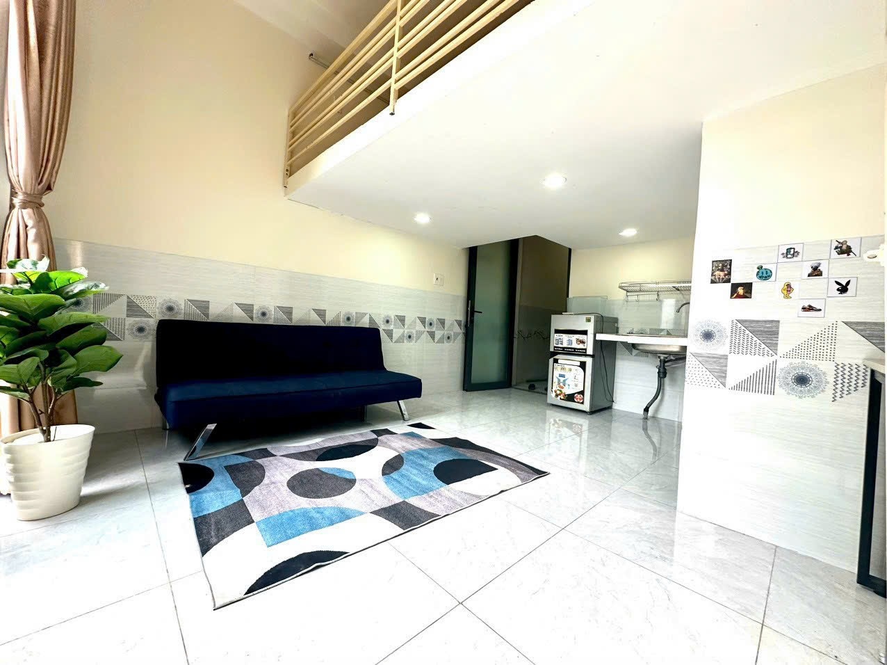 Phòng trọ Studio 25m2 tại NF Apartment Tô Hiệu - Tân Phú - Phòng ngủ