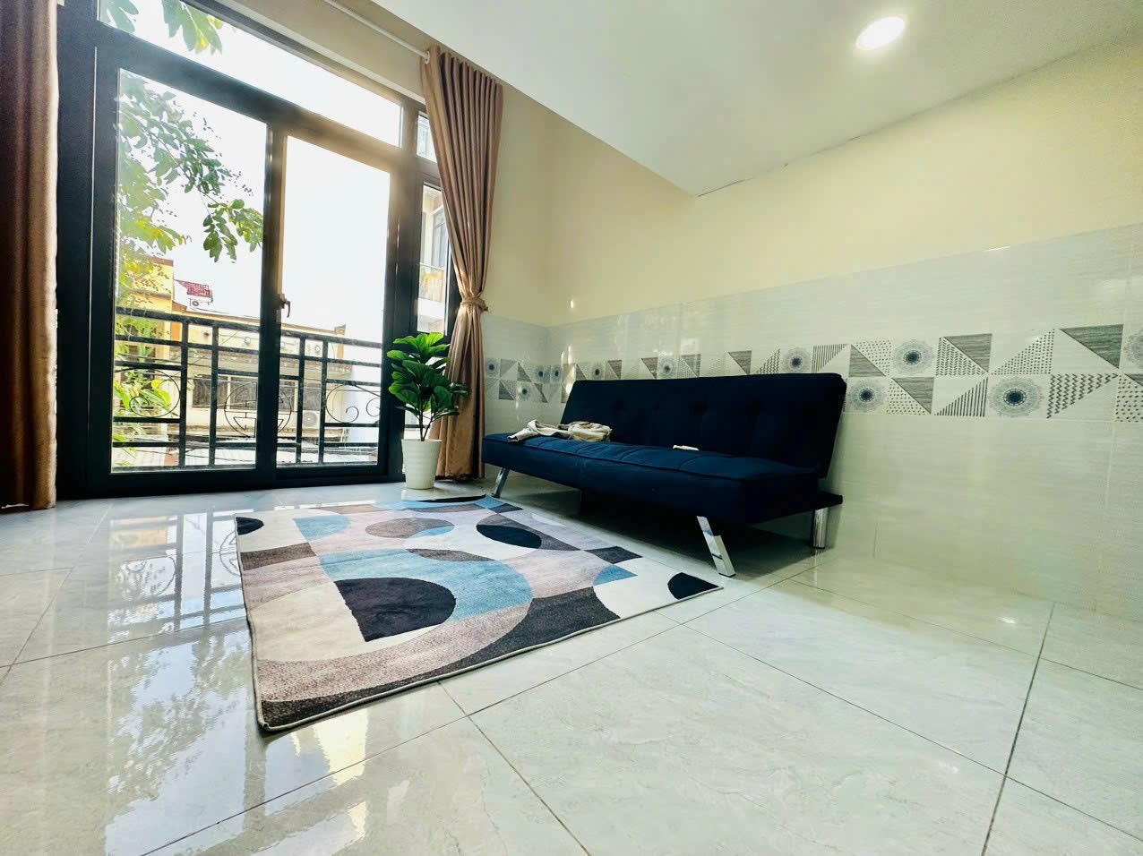 Phòng trọ Studio 25m2 tại NF Apartment Tô Hiệu - Tân Phú - Phòng ngủ