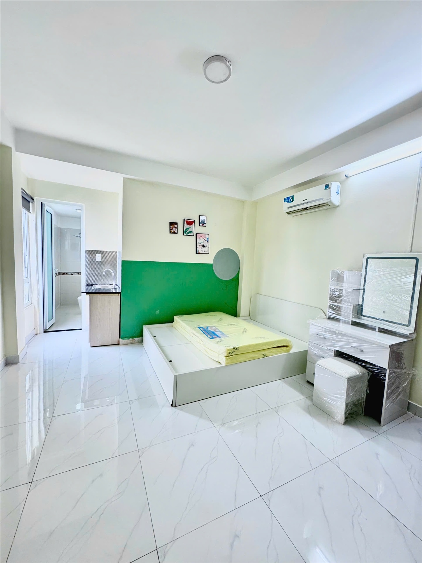 Phòng trọ Studio 35m2 tại AV Home Vạn Kiếp - Bình Thạnh - Phòng ngủ