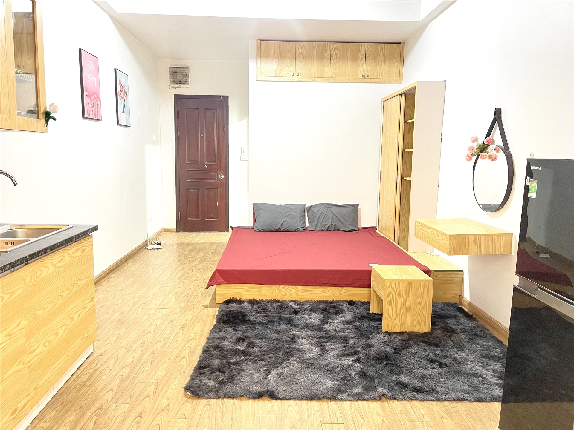 Phòng trọ HappyHomes Lạc Long Quân - Cầu Giấy - Phòng (*)