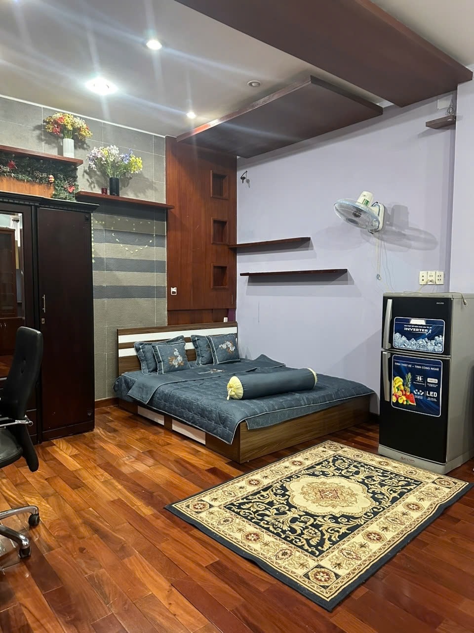 Phòng trọ Studio 30m2 tại CN Home Dân Trí - Tân Bình - Phòng ngủ